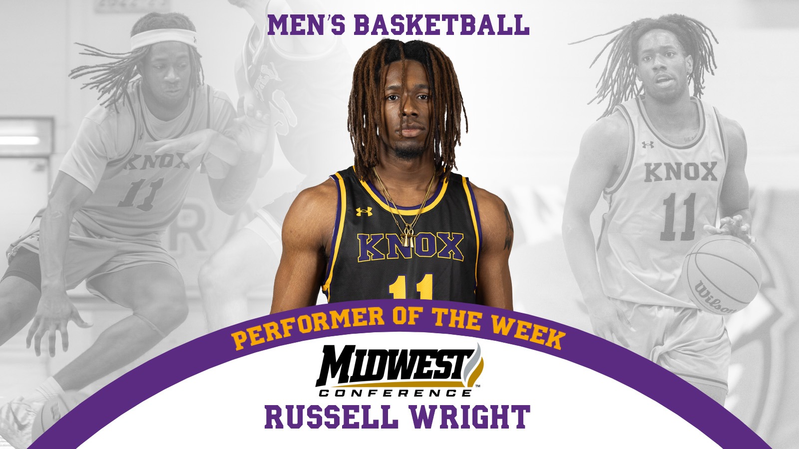 Russell Wright, Midwest Conference Performer of the Week for Men’s Basketball, Dec. 15, 2025