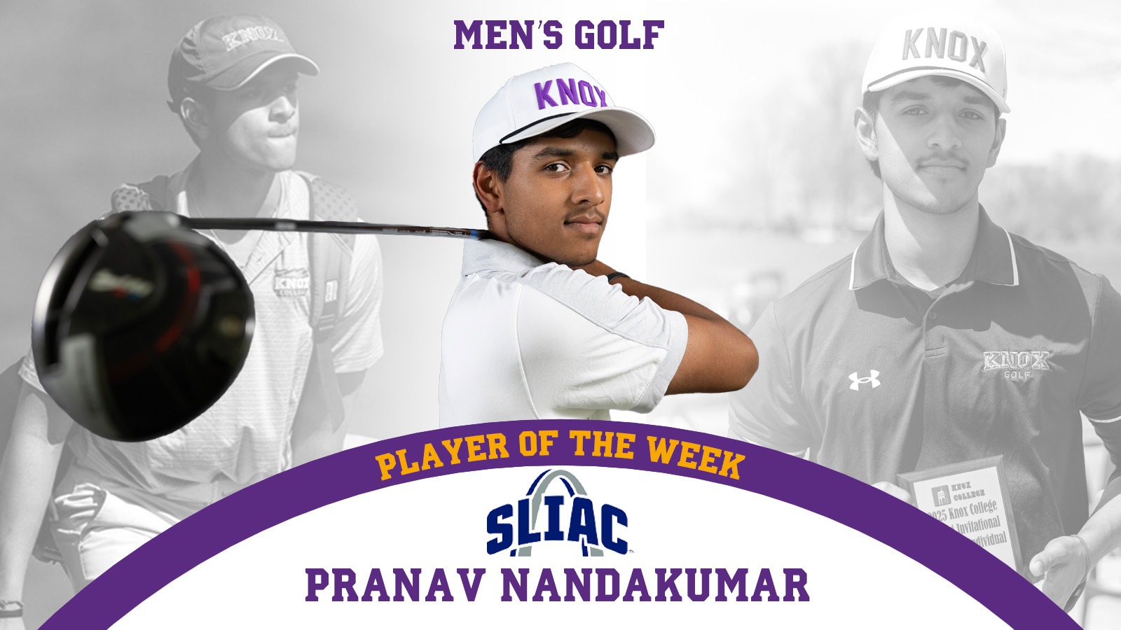 Pranav Nandakumar, SLIAC Men's Golf Player of the Week, Sept. 29, 2025