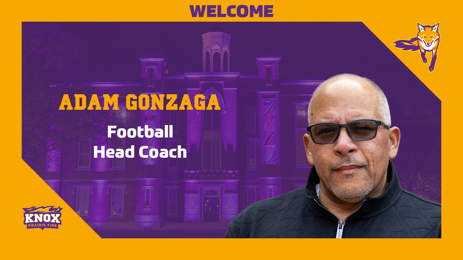 Adam Gonzaga Head Football Coach Graphic