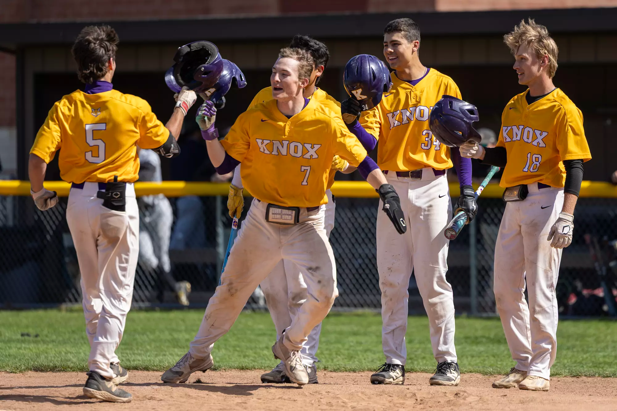 Knox College takes on. Eureka in baseball game from April 29, 2026