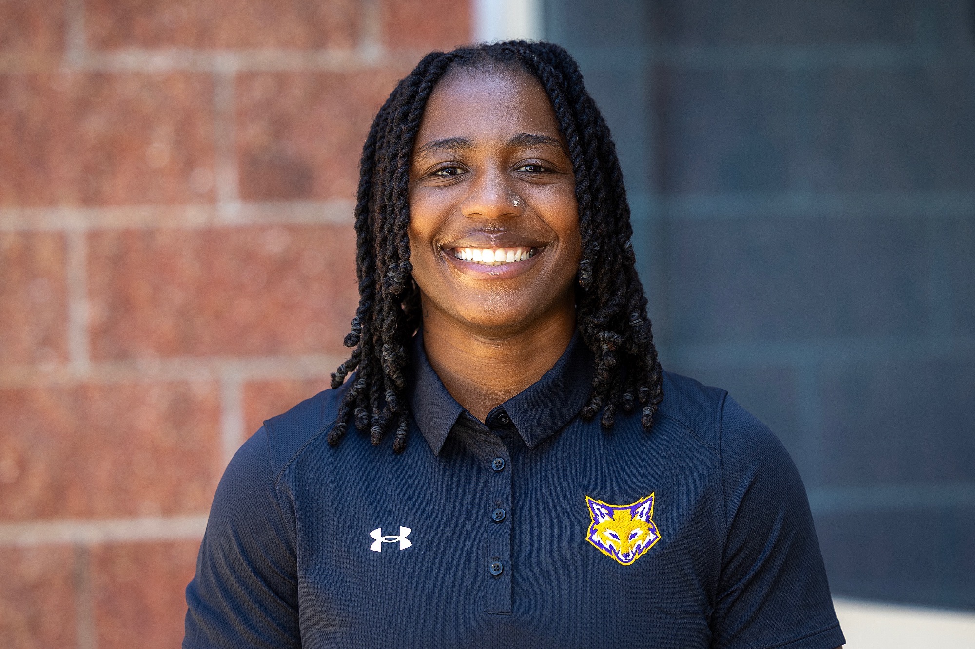 Akyia Baker, head flag football coach