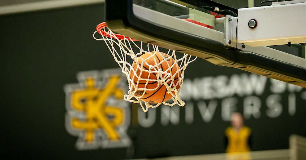 Basketball in Hoop