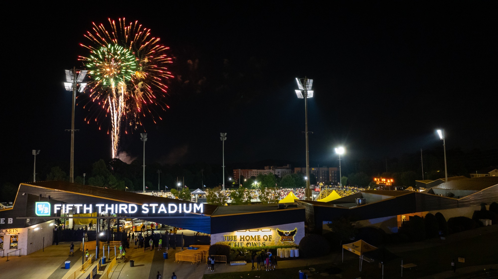 Fifth Third Stadium Fireworks