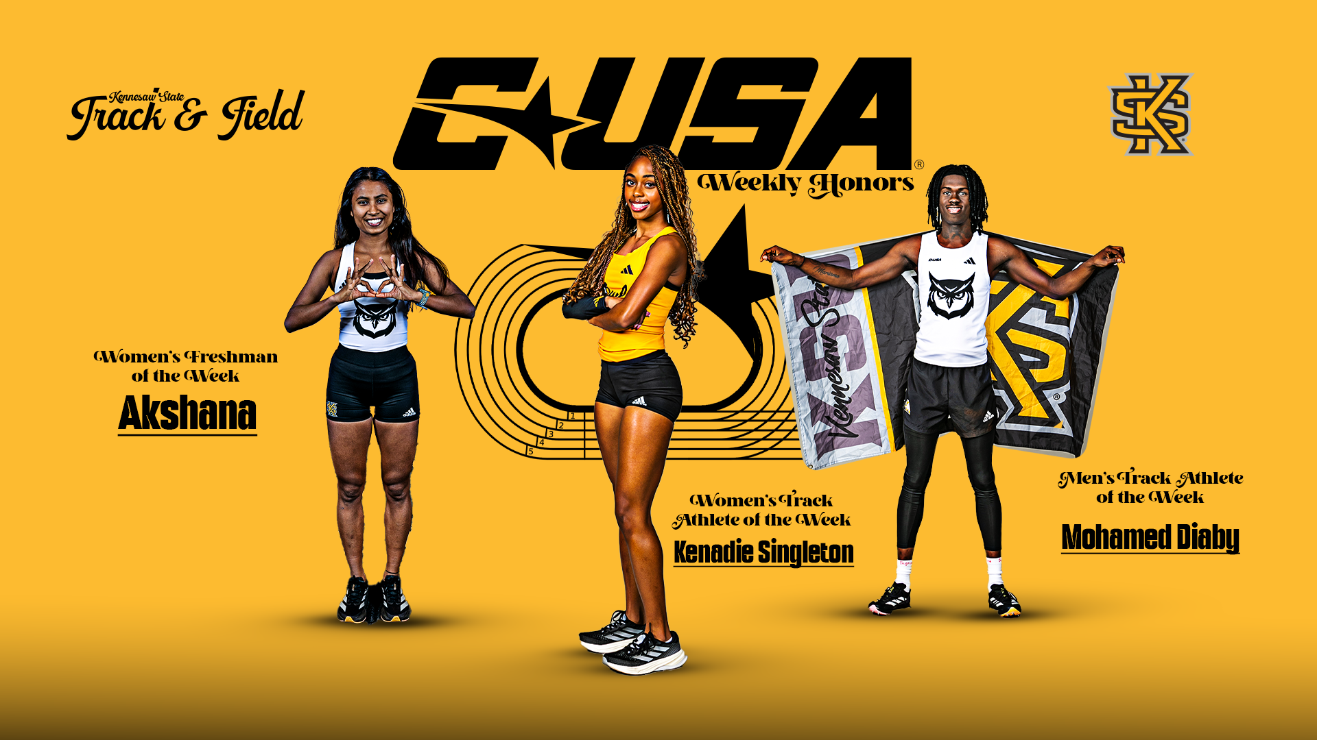 CUSA Athletes of the Week Track 1/28/2025