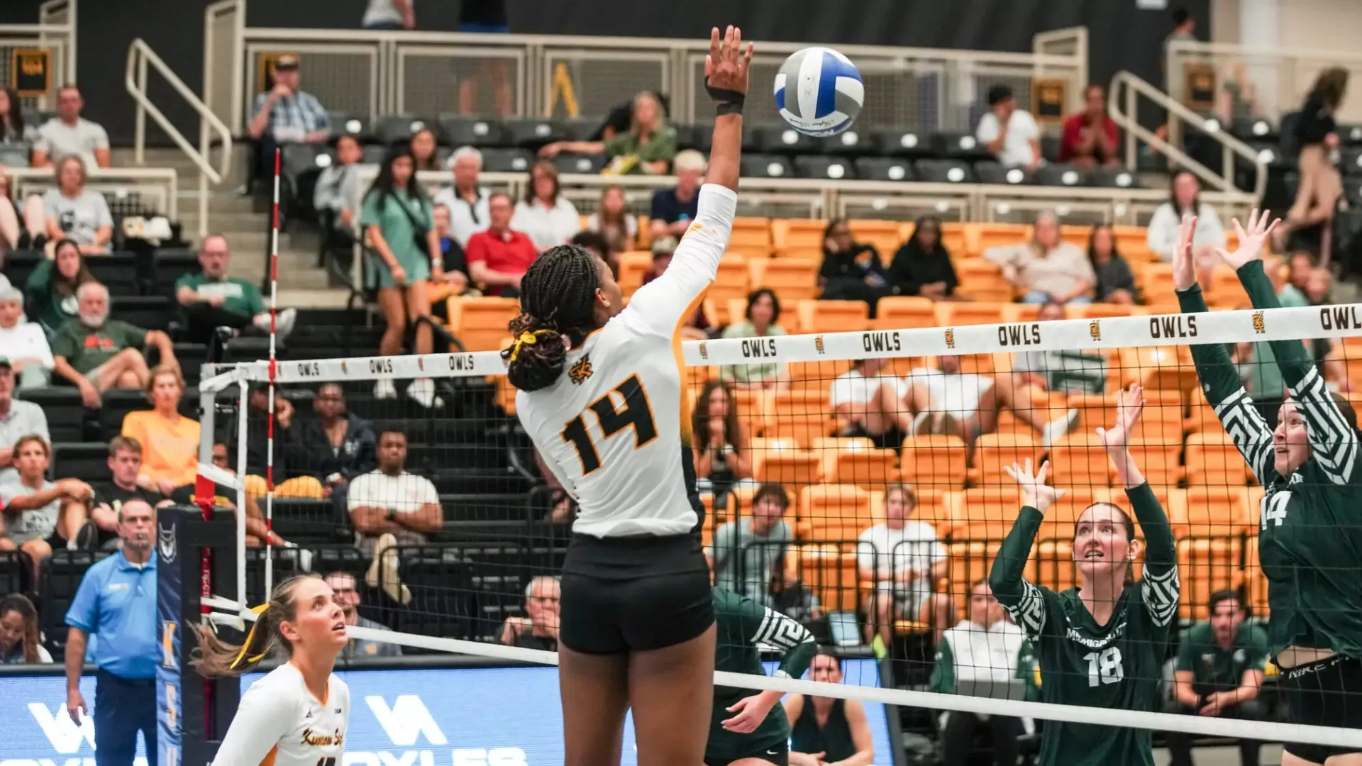 Olivia Burrage vs Michigan State 