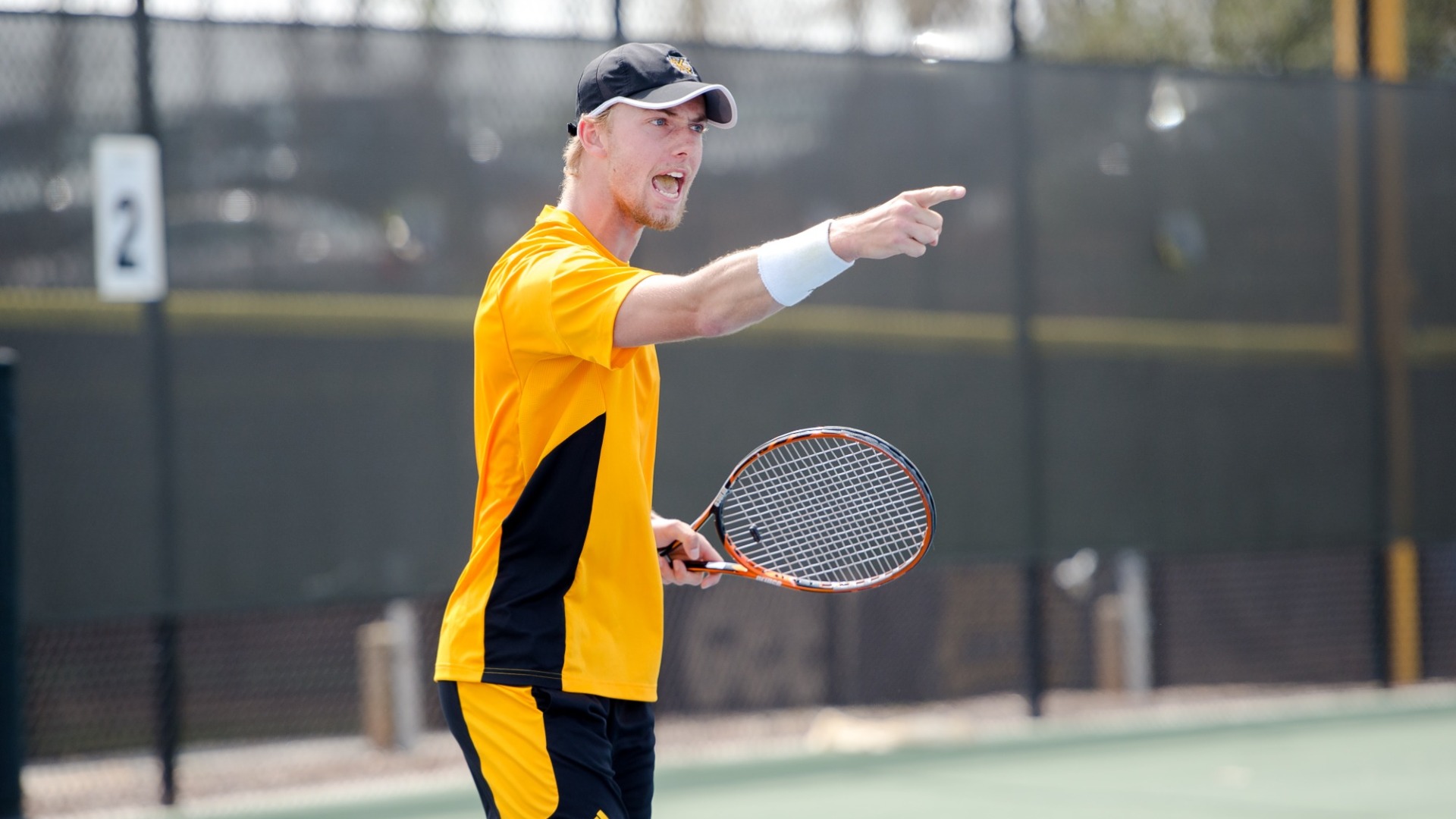 Kennesaw State men's tennis player Simon Pritchard