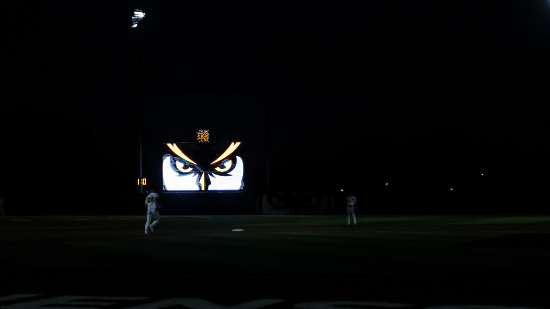 Owl Head on Scoreboard