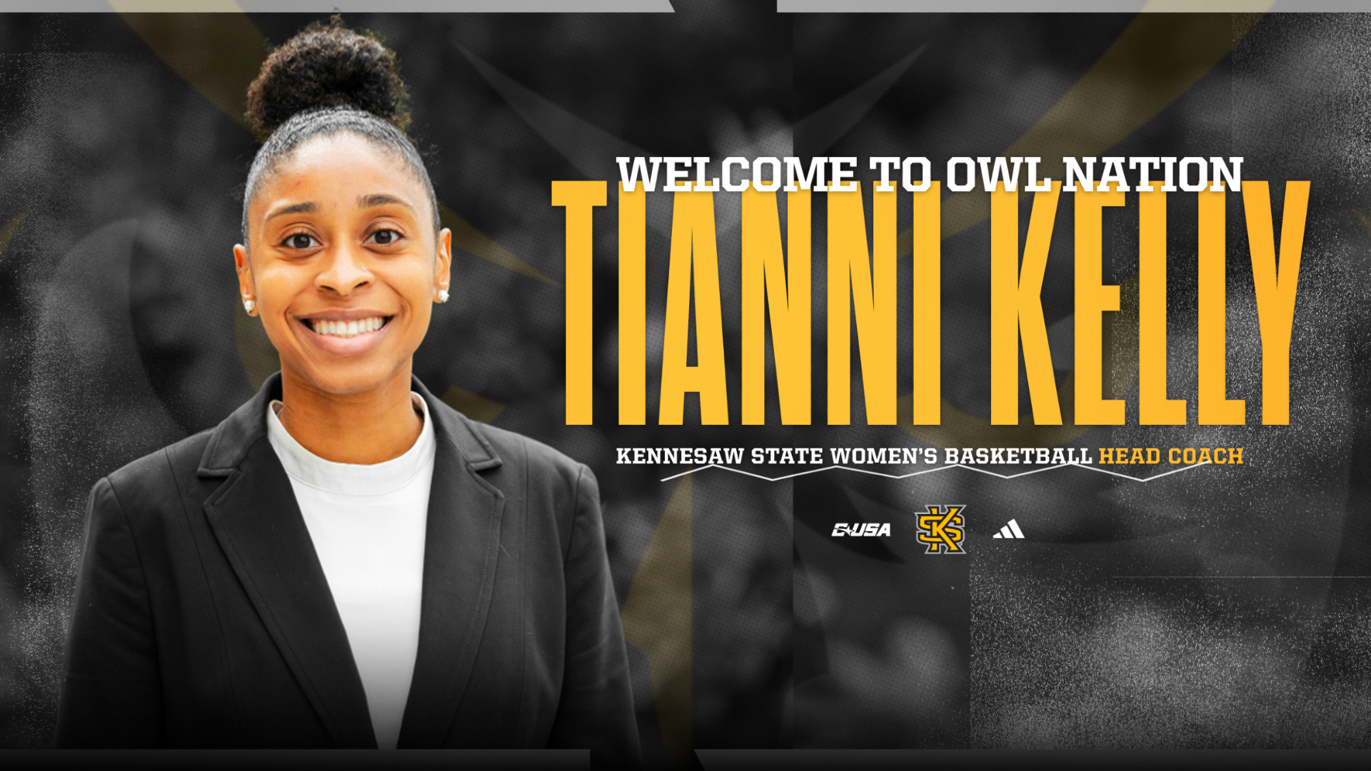 Kennesaw State women's basketball hires head coach Tianni Kelly.
