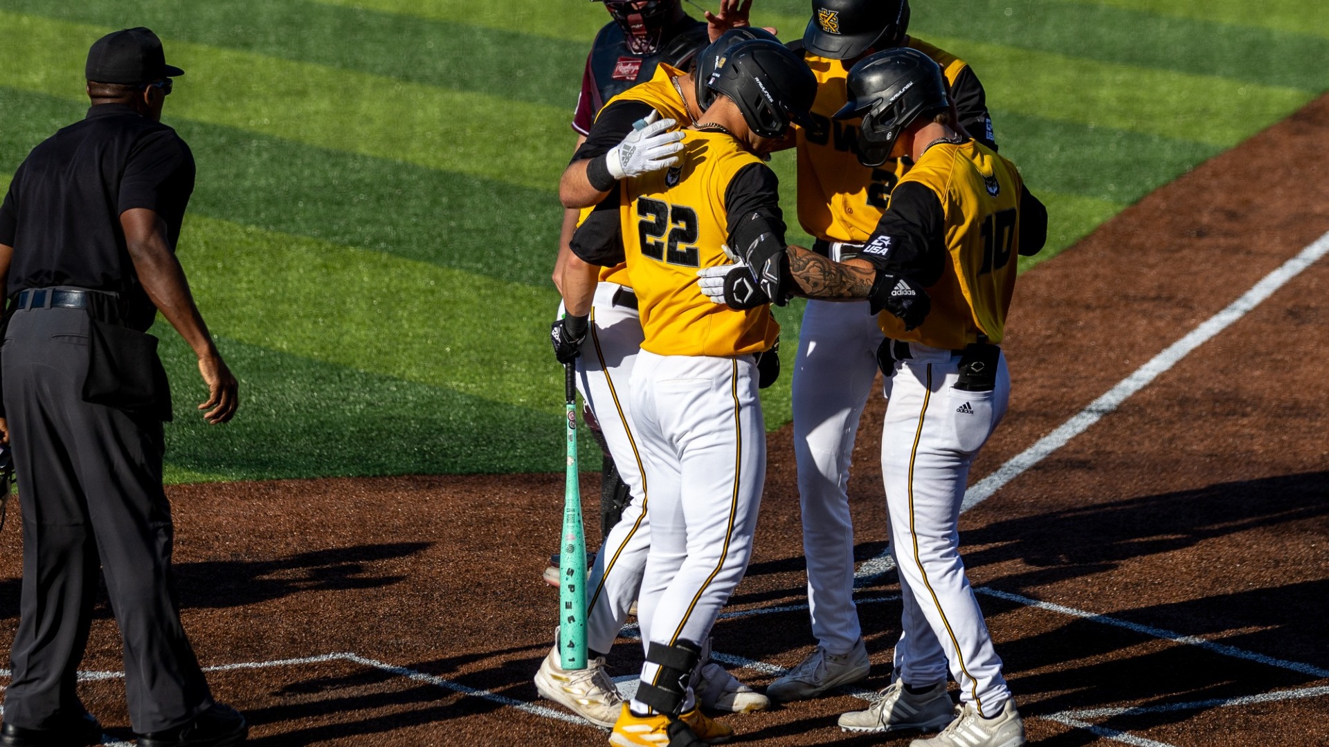 Jones HR hug