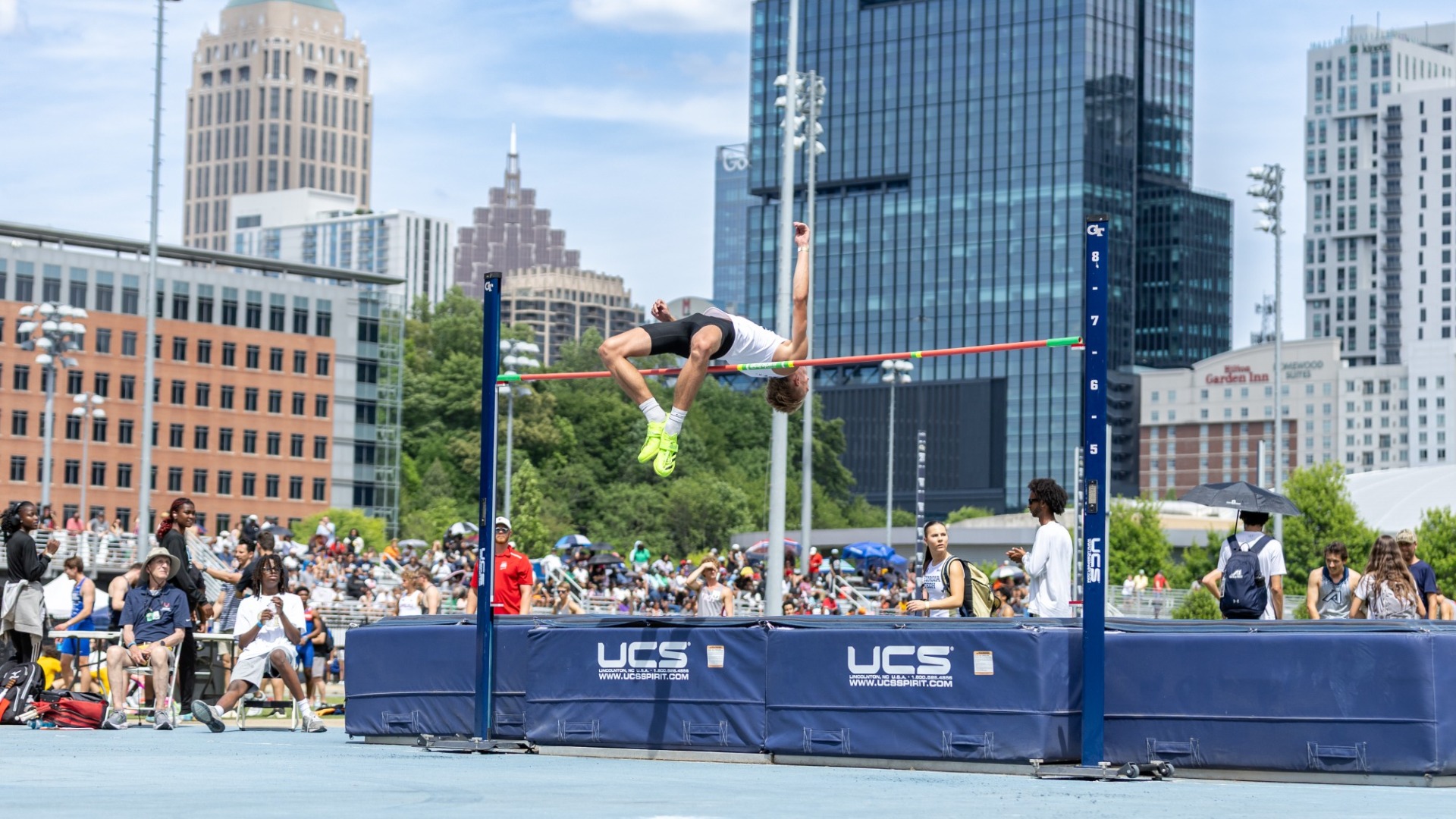 Gage Voyles high jump at GT 