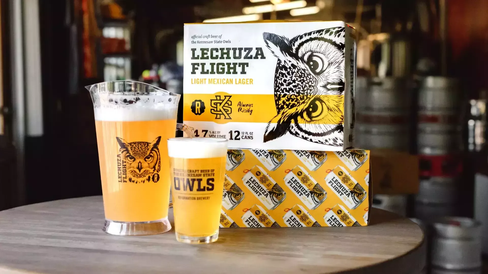 Reformation Brewery's Lechuza Flight: the new official beer of the Kennesaw State Owls