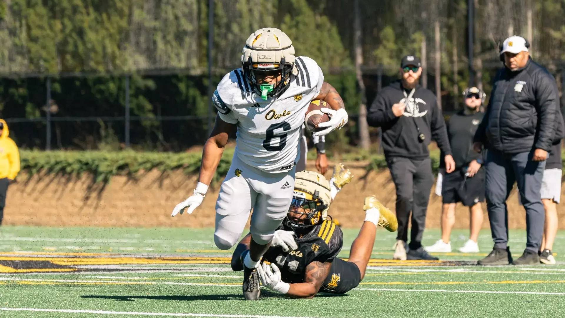 Kennesaw State running back Latrelle Murrell practices during spring ball 2026.
