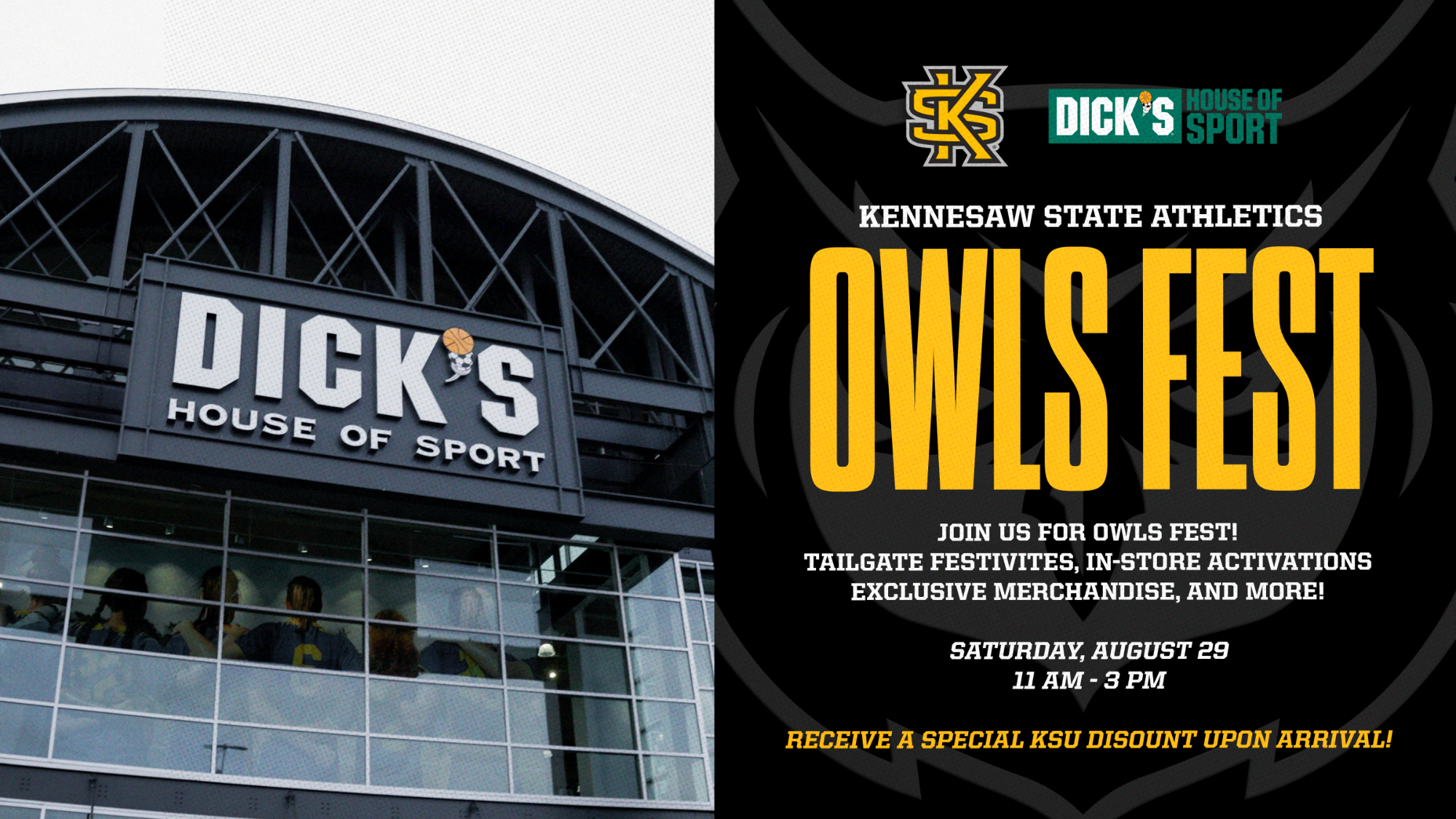 dicks house of sport owls fest