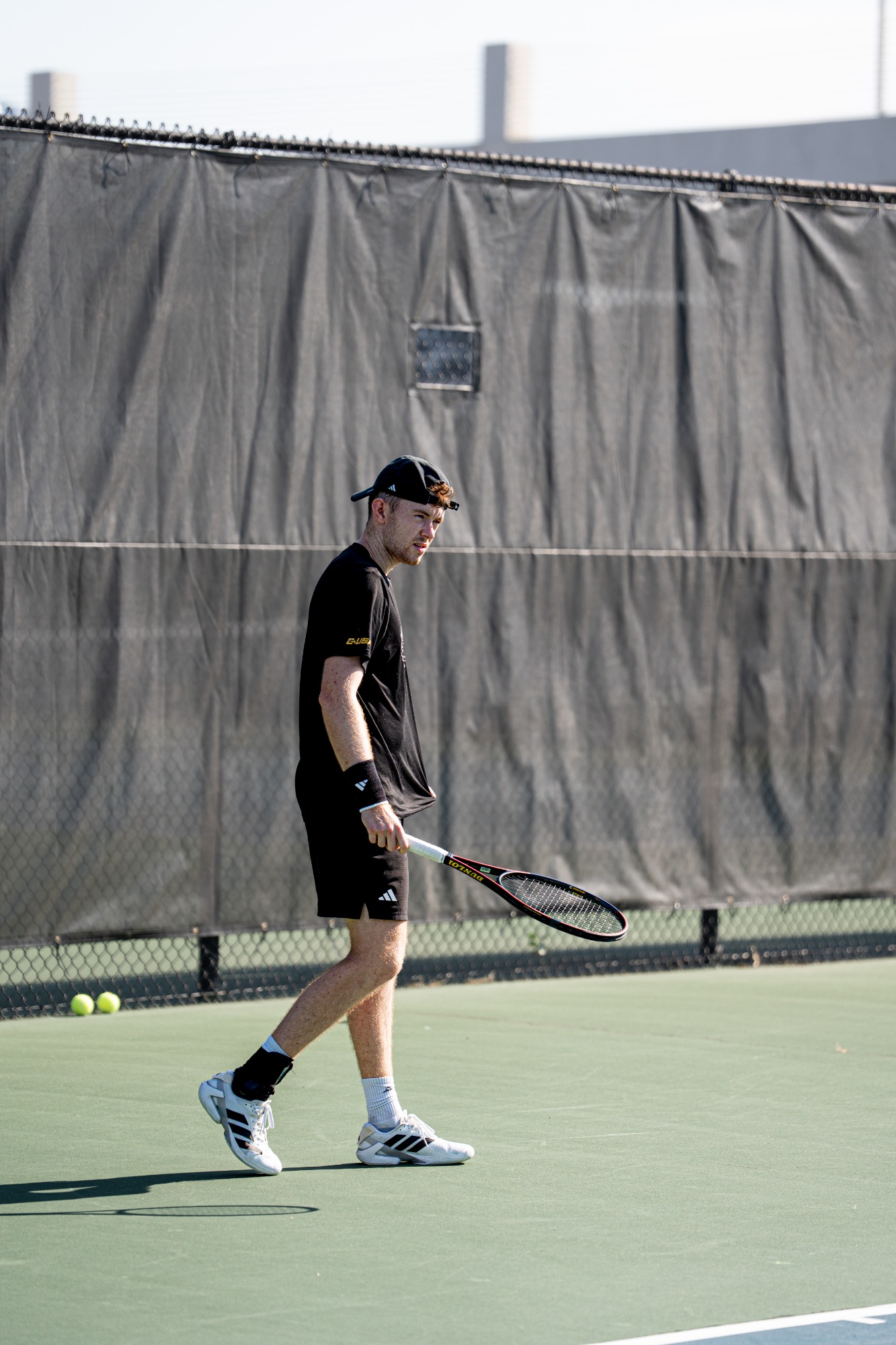 Kennesaw State Men's Tennis Players Practicing