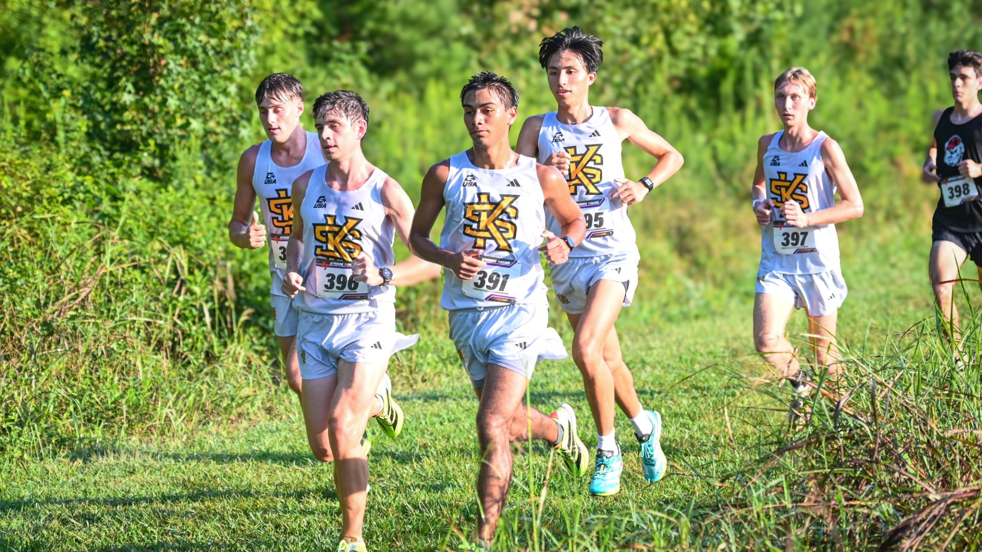 Men's Cross Copuntry Team at Stan Sims XC Opener 
