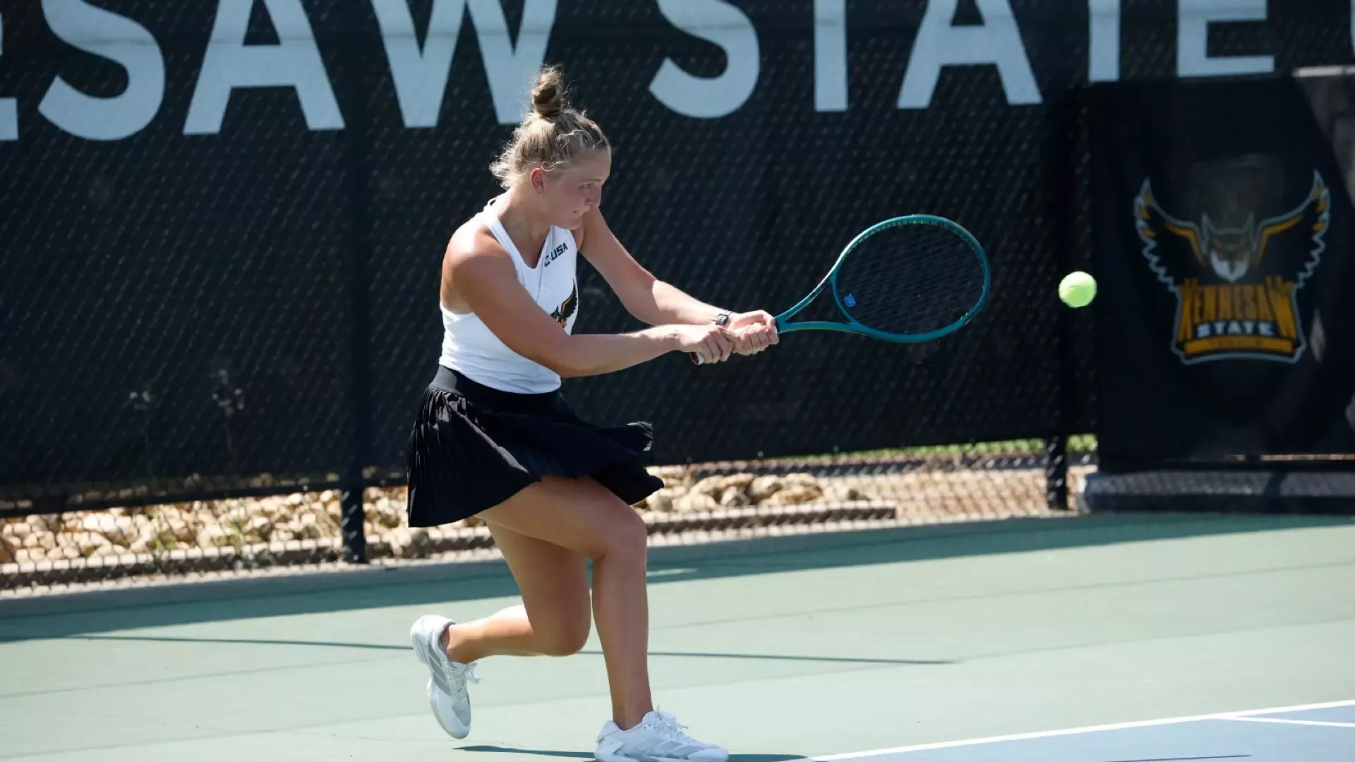 Kennesaw State women's tennis player Ema Baraniakova faces Mercer in fall 2026.
