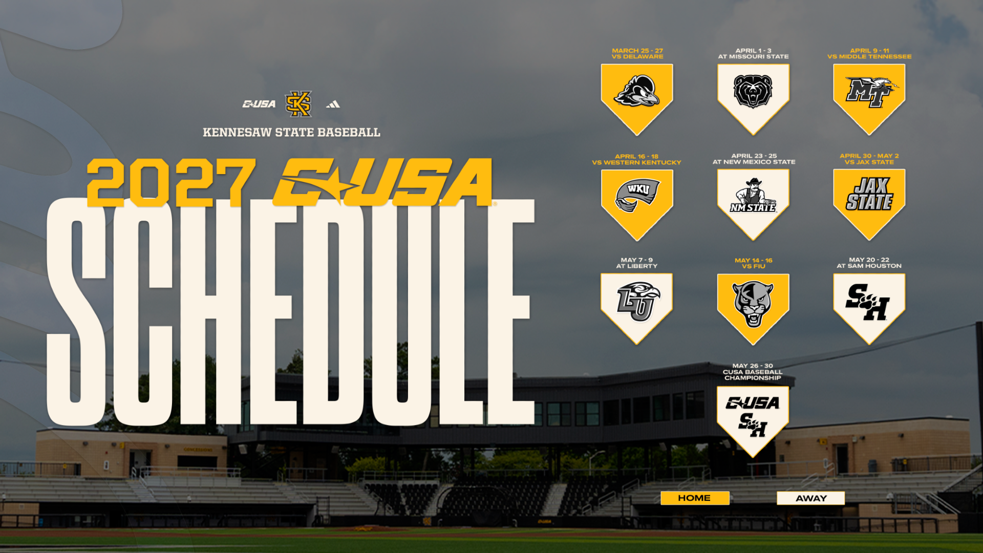 KSU Baseball CUSA Schedule