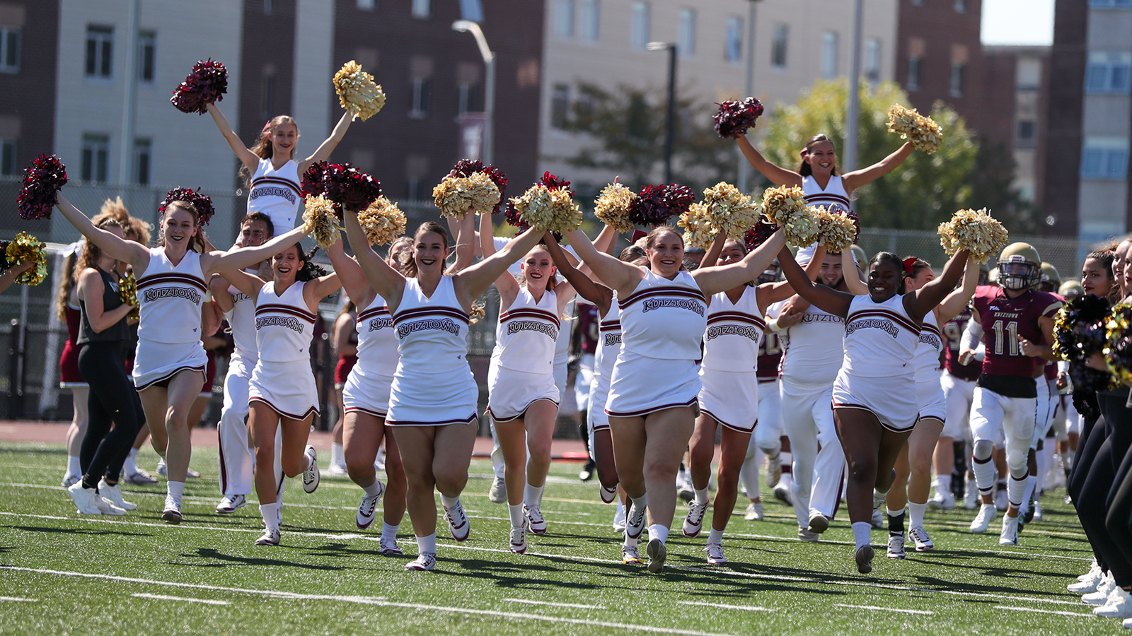 Kutztown Cheerleading Runout vs. Gannon 9/21/19