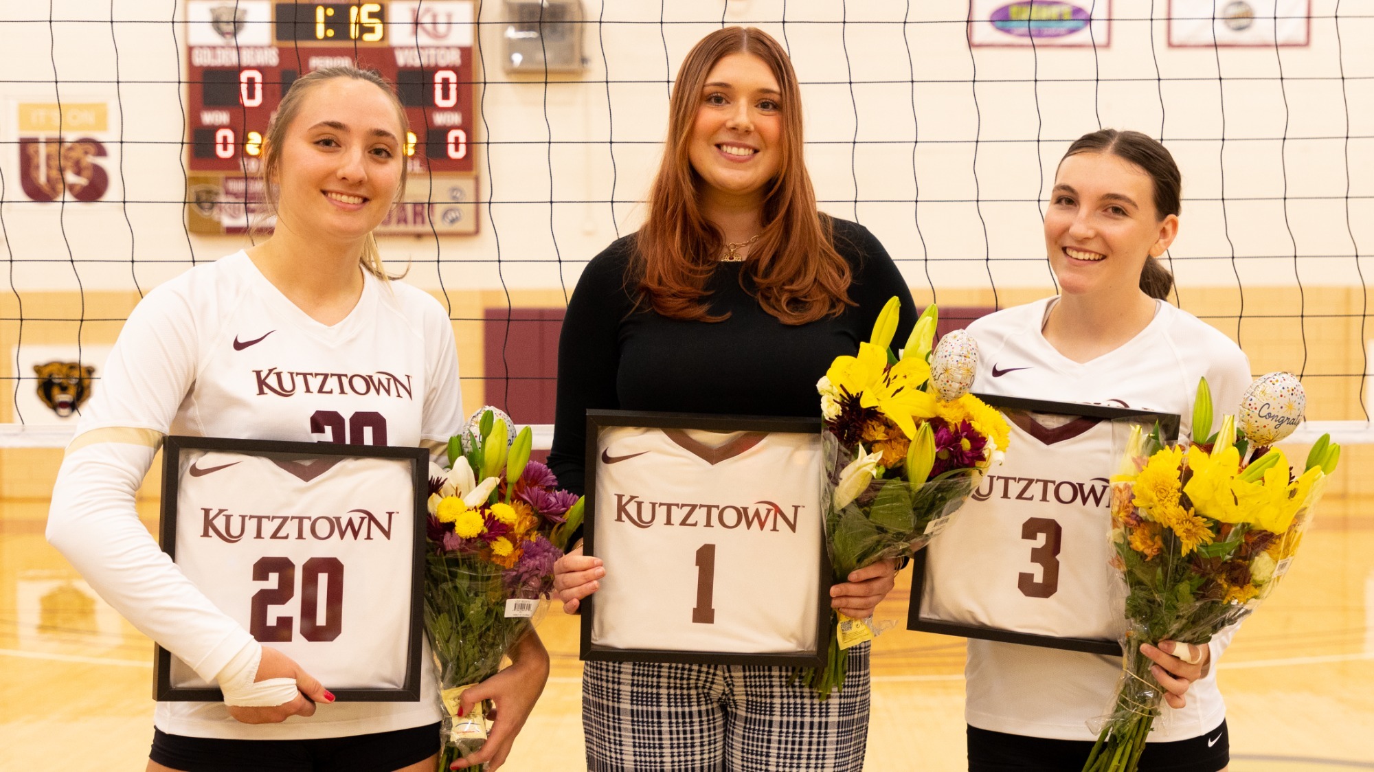 KU Volleyball Senior Day '24 Student Shot 11092024