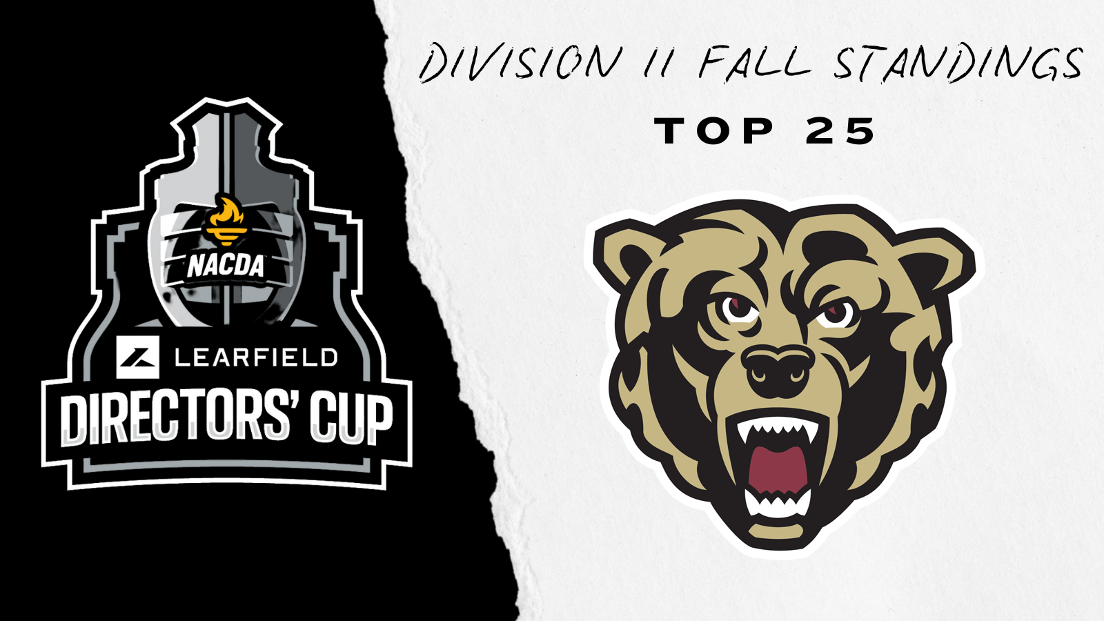 Learfield Cup 2024-25 Fall Standings graphic