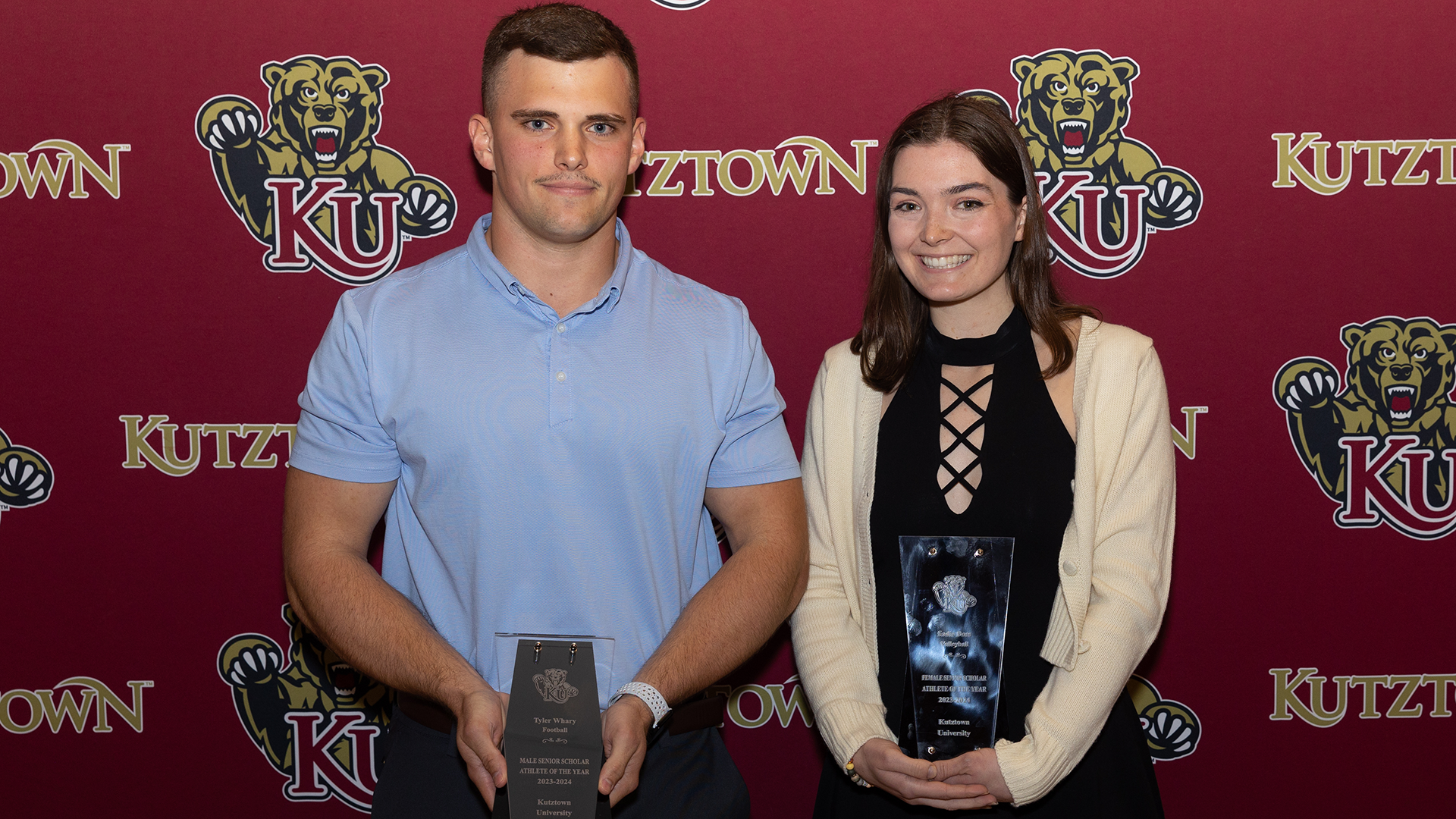 2023-24 KU Male and Female Senior Scholar Athletes of the Year