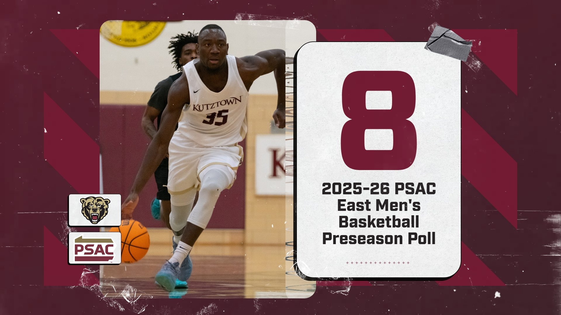 2025-26 PSAC East Men's Basketball Preseason Poll, ranked 8