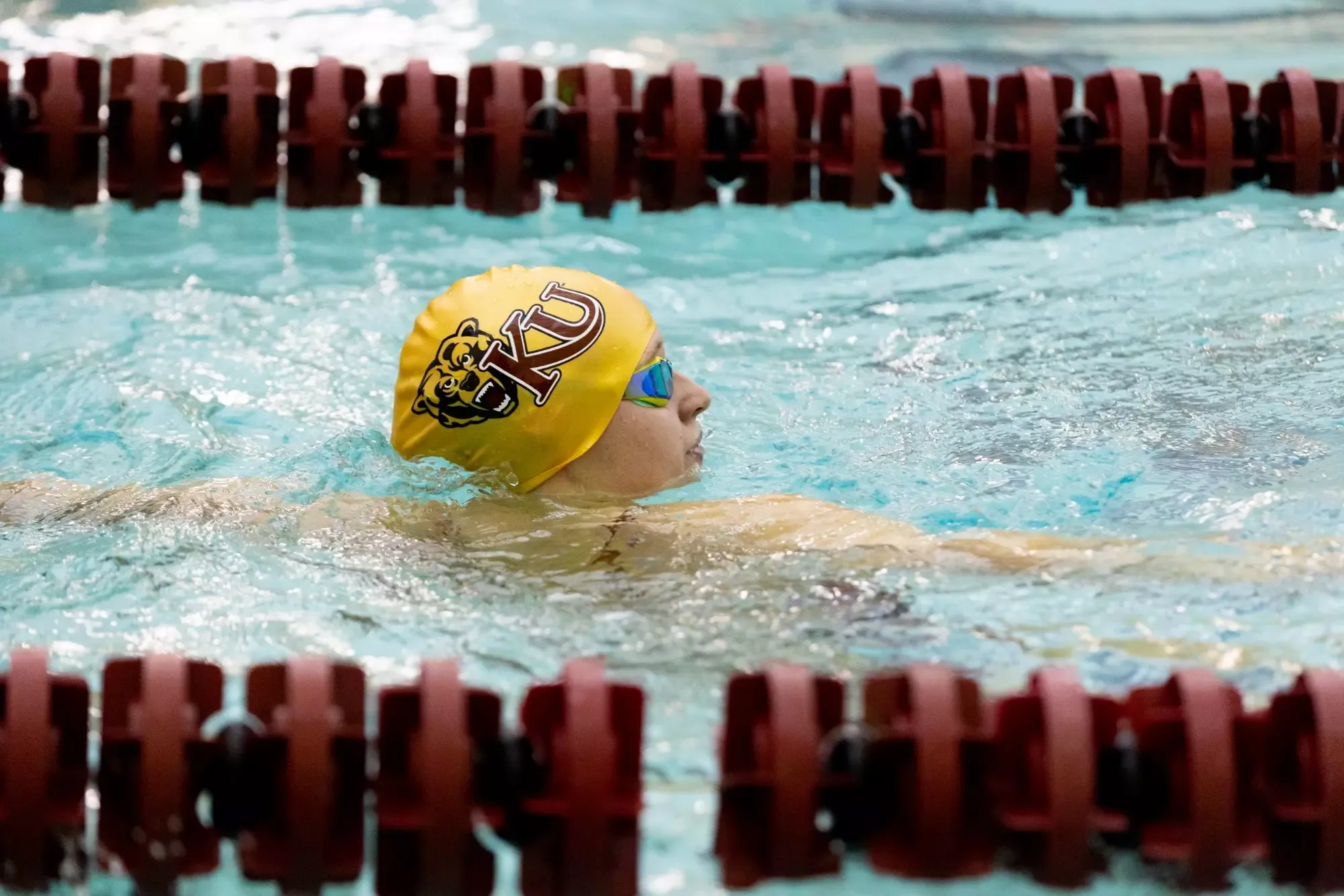 Phoebe Armes swimming vs Bloomsburg 110125
