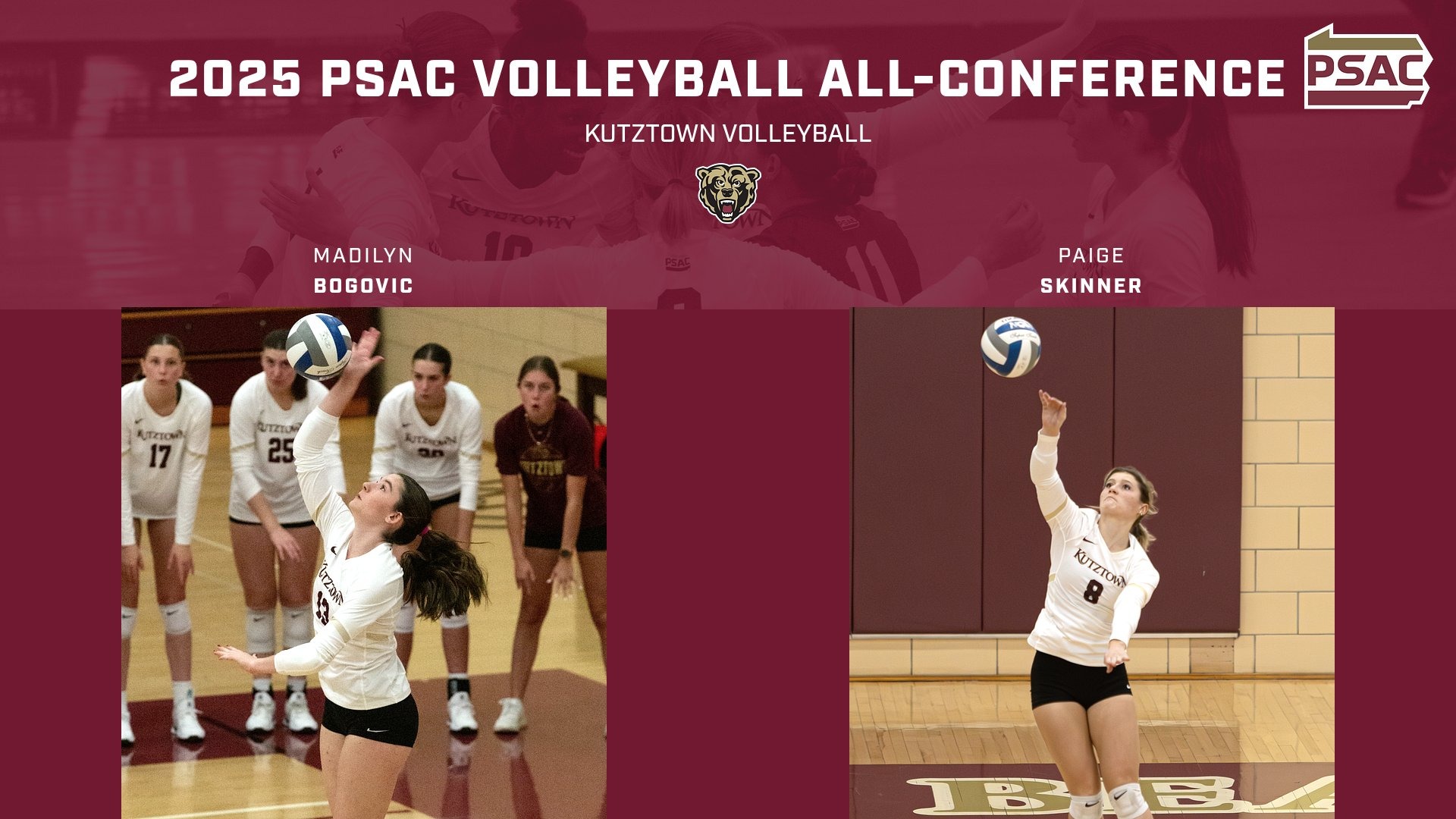 2025 PSAC Volleyball All-Conference, Bogovic headlines Freshman of the Year