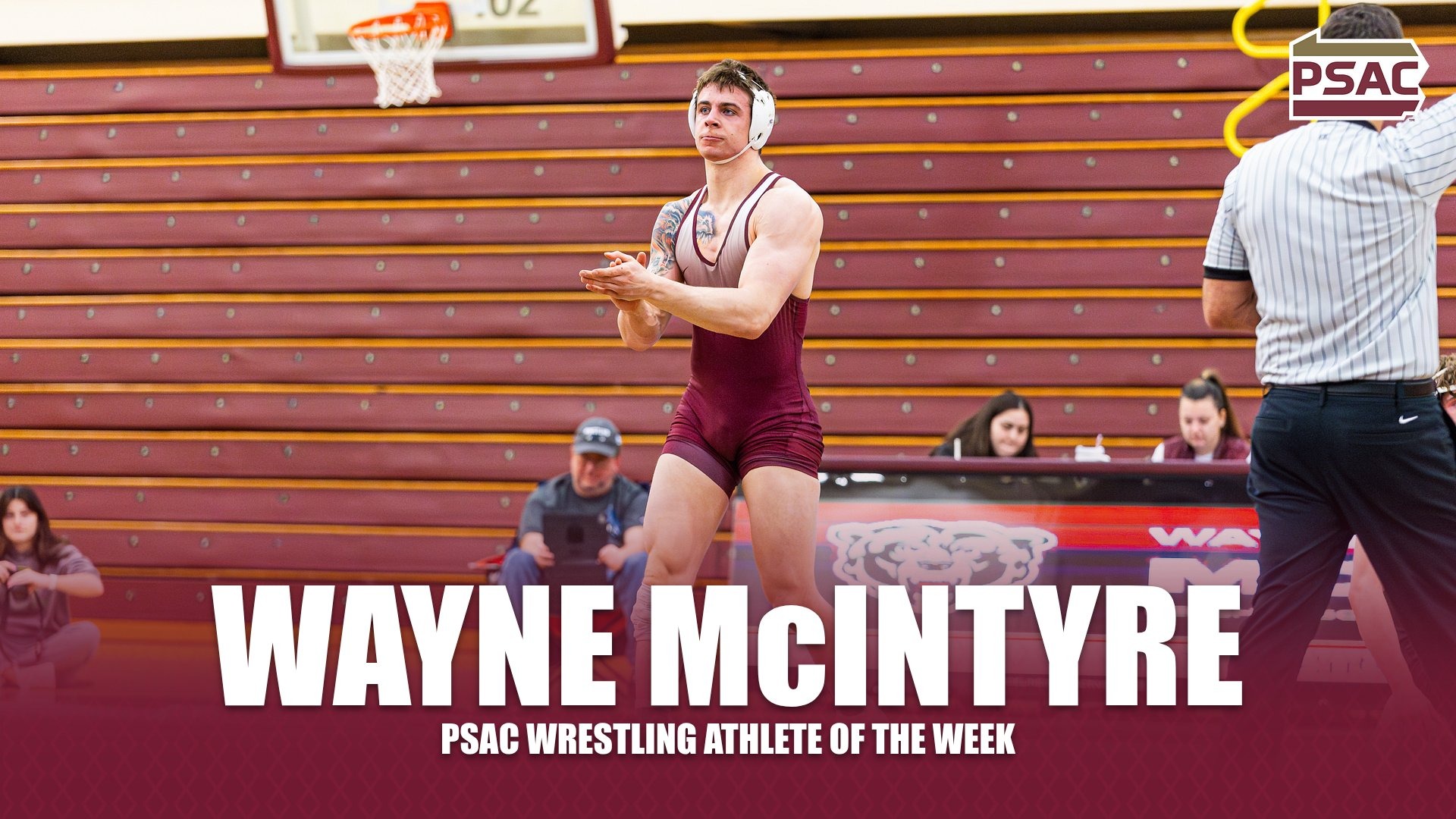 Wayne McIntyre earns PSAC Wrestling Athlete of the Week 11.25.25