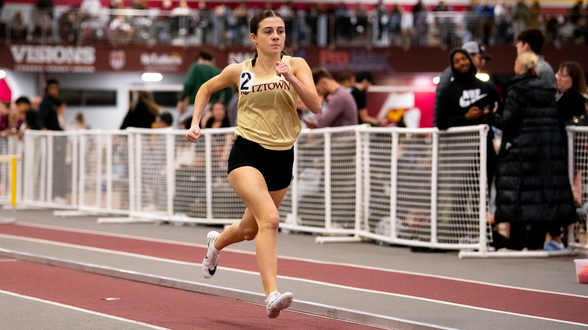 Kutztown women's track & field racing at Alvernia Indoor Invitational, 1/8/25