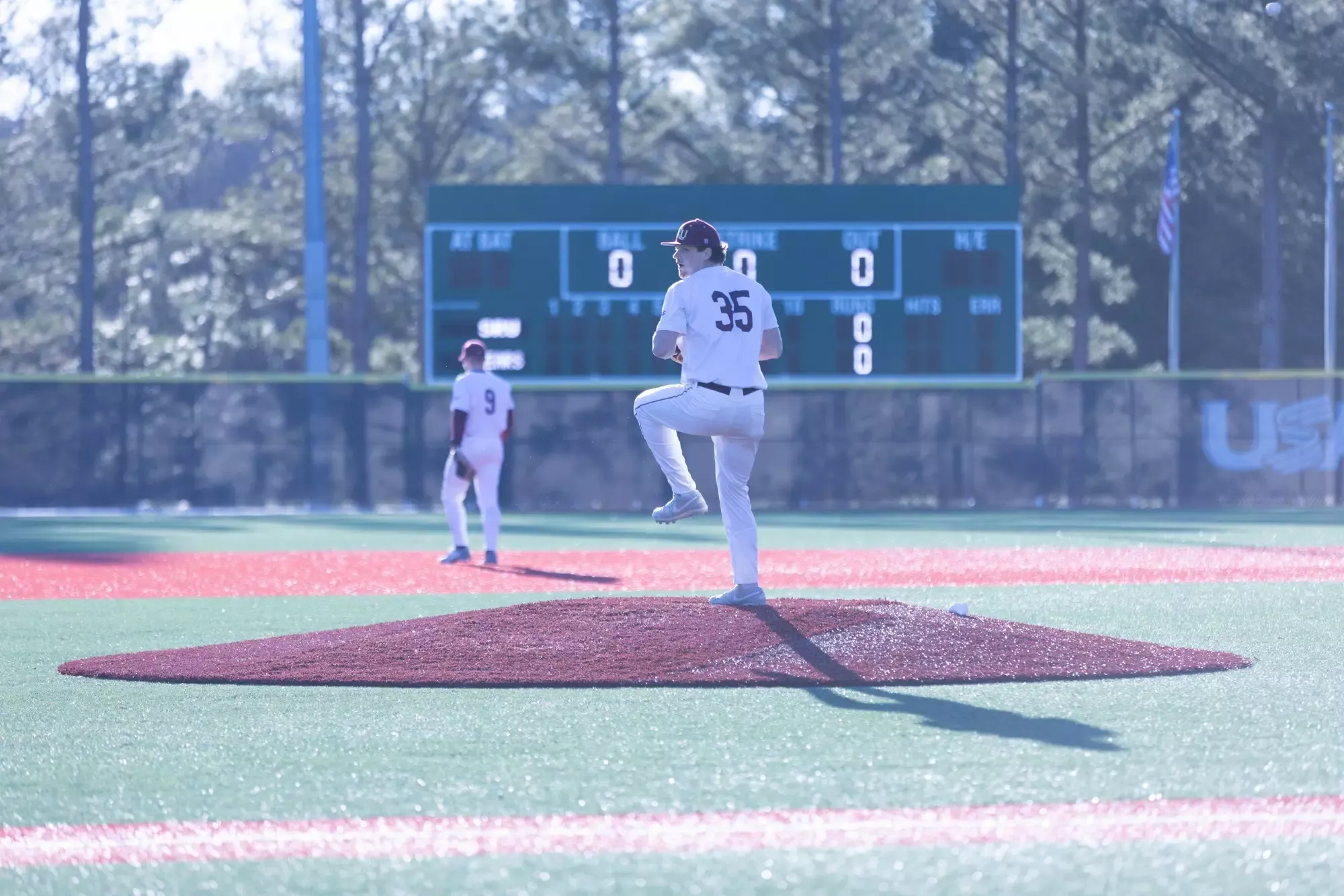 Kannon Zdimal on the mound vs Slippery Rock 022125