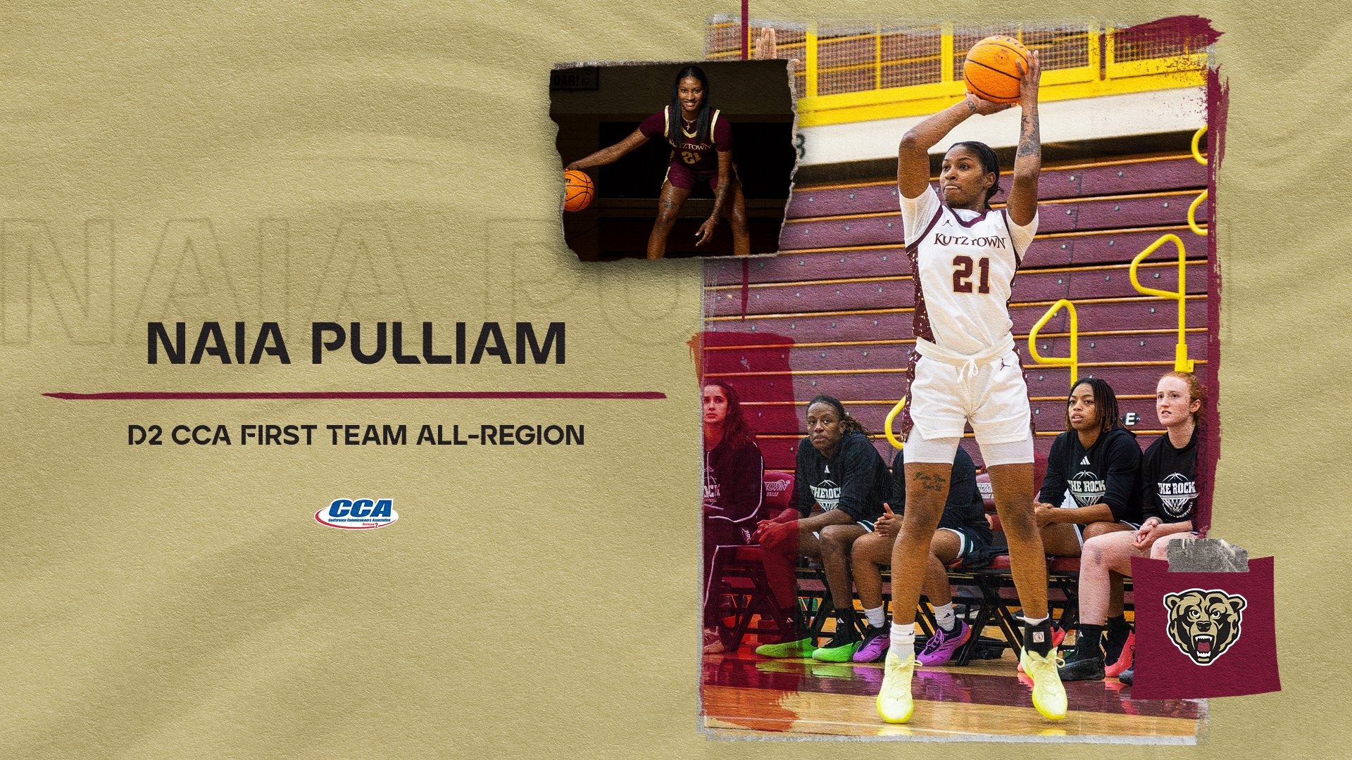 Naia Pulliam earns D2 CCA First Team all-region, 2025