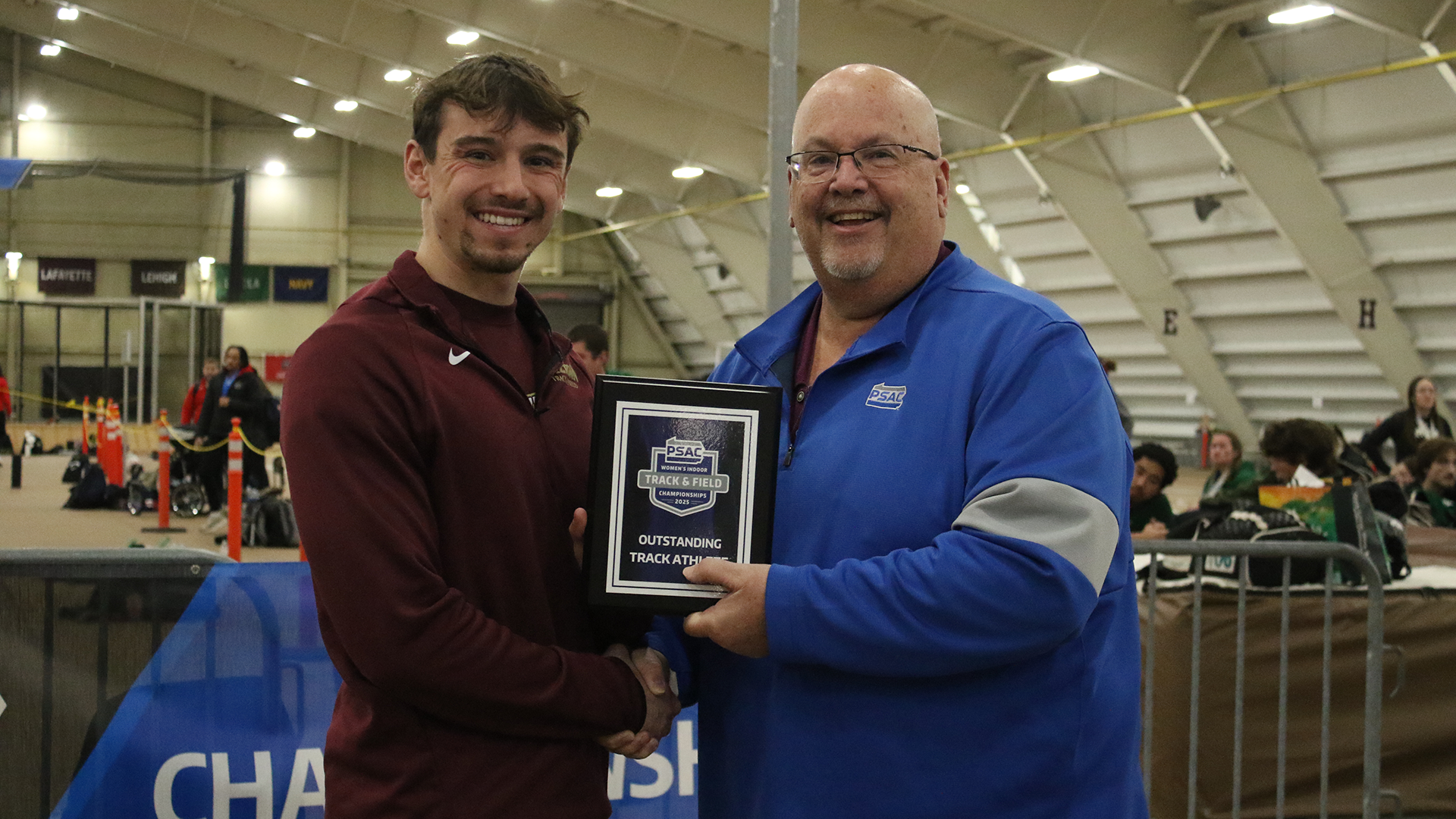 Michael Fellin named 2024-25 PSAC Most Outstanding Track Athlete at PSAC Indoor Championships, 3/2/25
