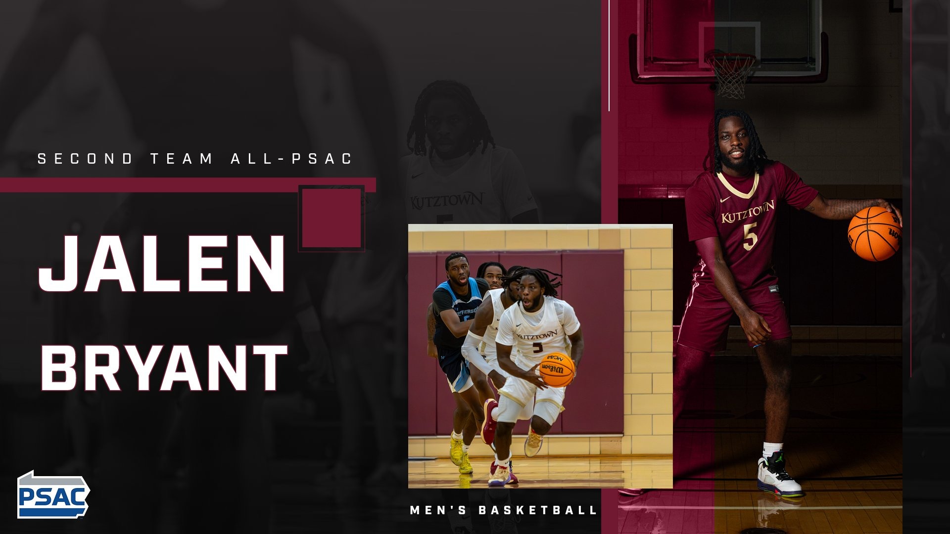2024-2025 season, Bryant earns all-psac honors