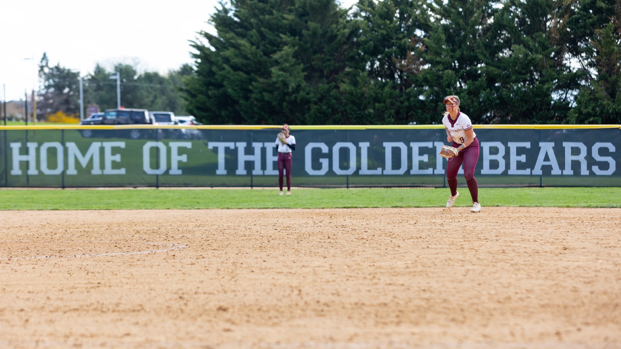 Kristin Geesey ready to field at shortstop vs. West Chester, 4/15/25