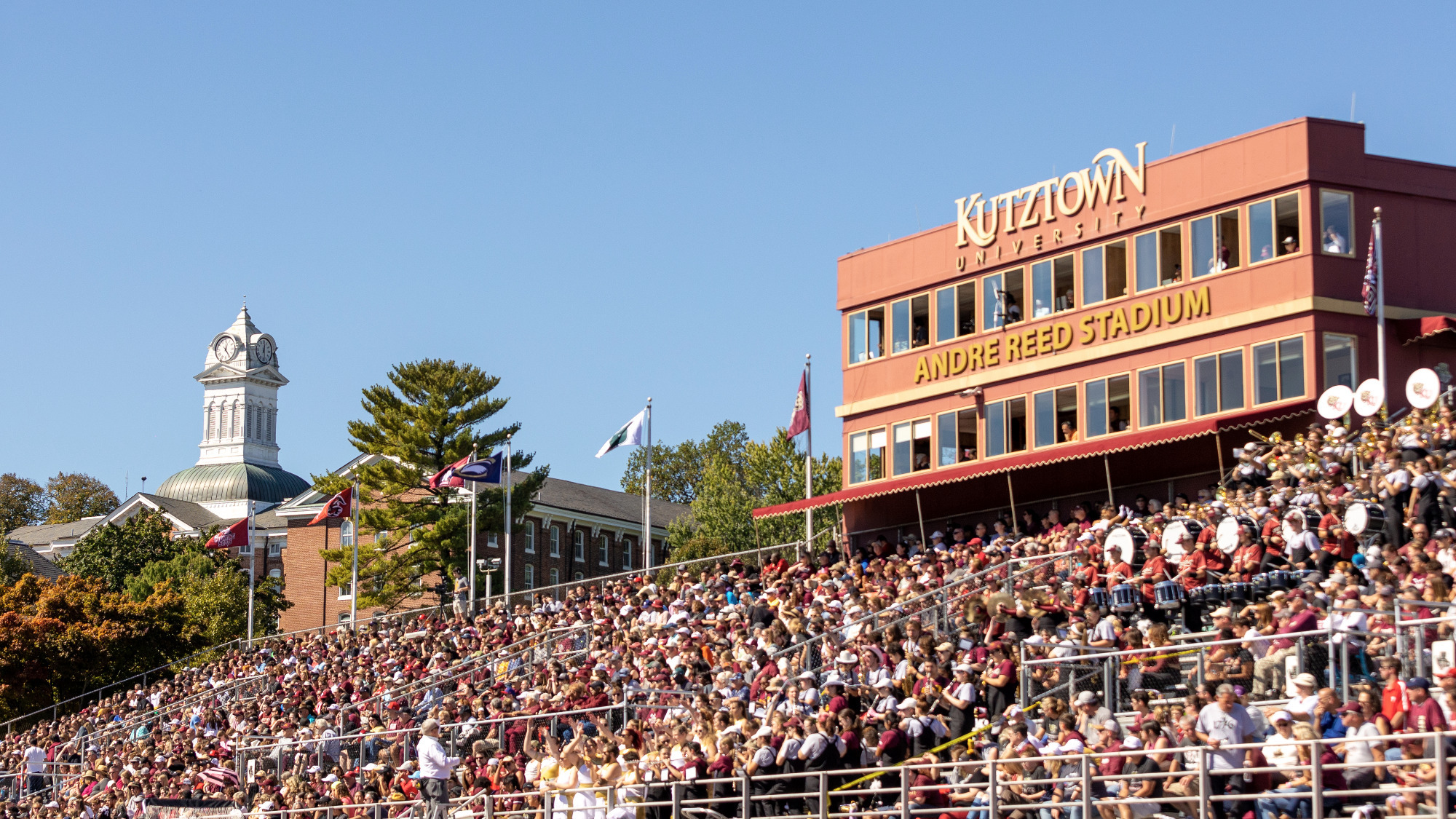 Kutztown Picked First In PSAC East Preseason Football Poll For Second Andre Reed Stadium Crowd At Kutztown Football Vs Bloomsburg 100524