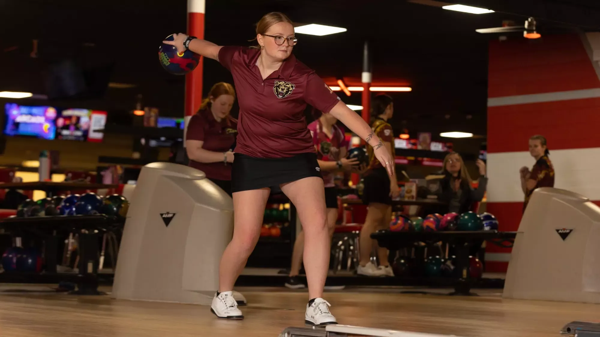 Shelby Wunch bowling at Berks Lanes 1-16-26