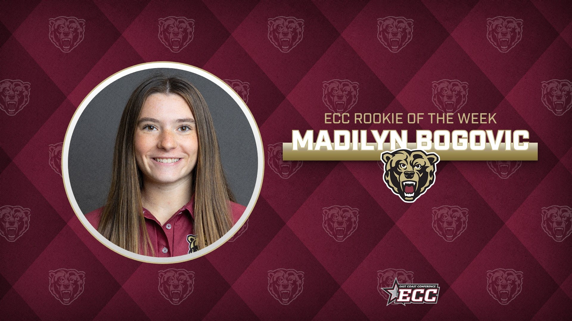 Madilyn Bogovic Bowling East Coast Conference Rookie of the Week 012226