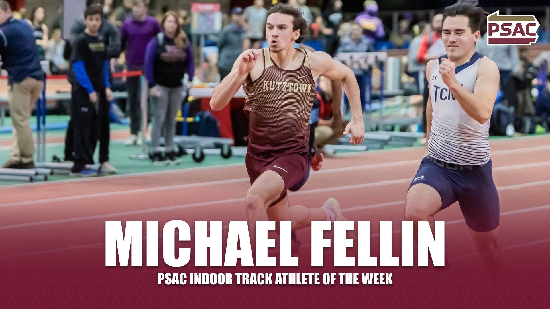 Michael Fellin PSAC Indoor Track Athlete of the Week 1.26.26