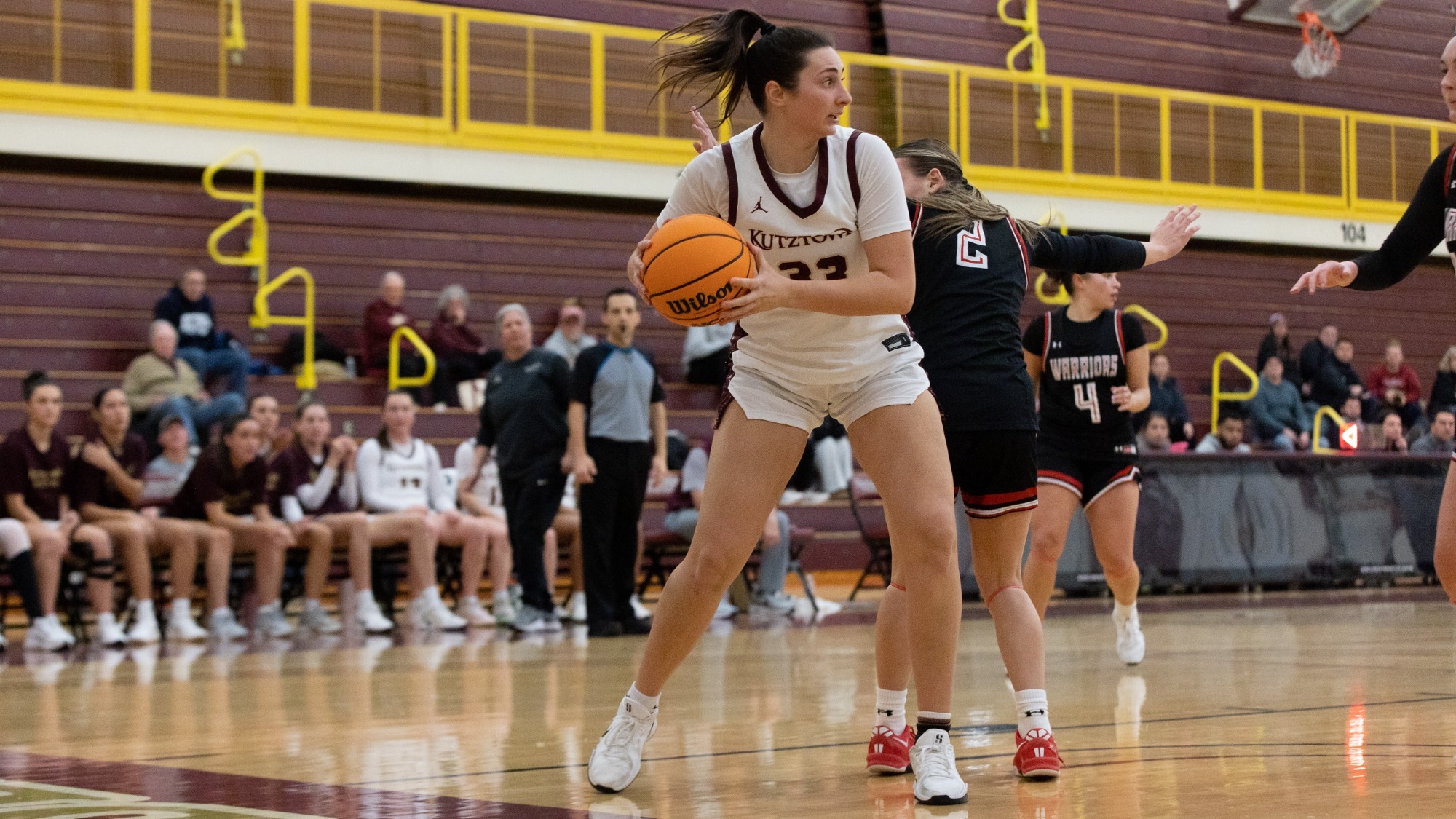 Olivia Smelas grabbing a rebound vs. ESU, 1/27/26