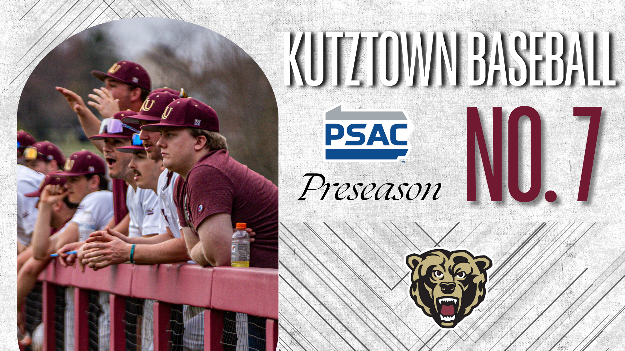 KU Baseball picked 7th in the PSAC Preseason Poll 2026