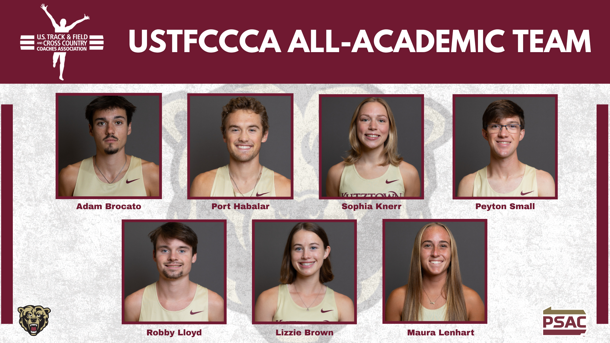 Graphic of 2025 All-Academic USTFCCA Team