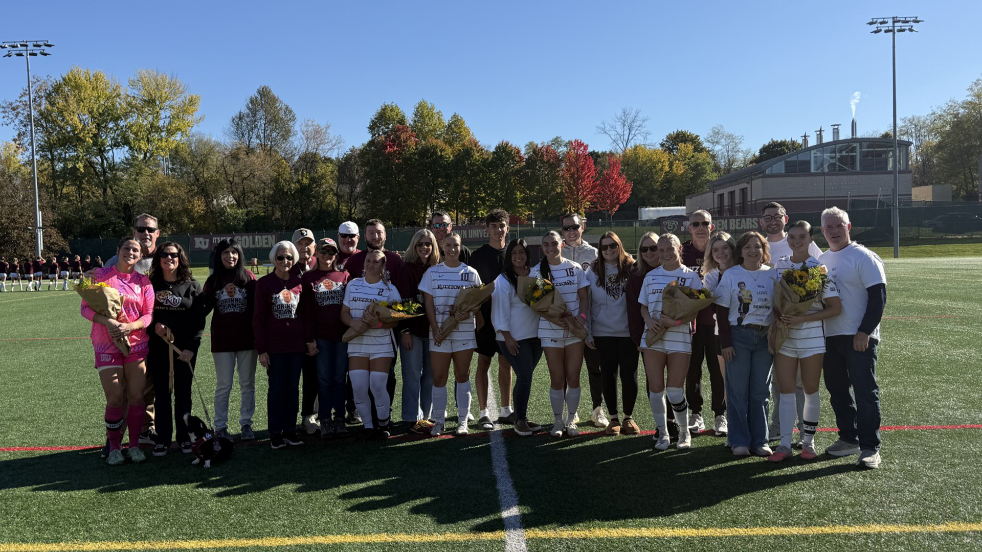 Kutztown Women's Soccer Seniors on Senior Day 