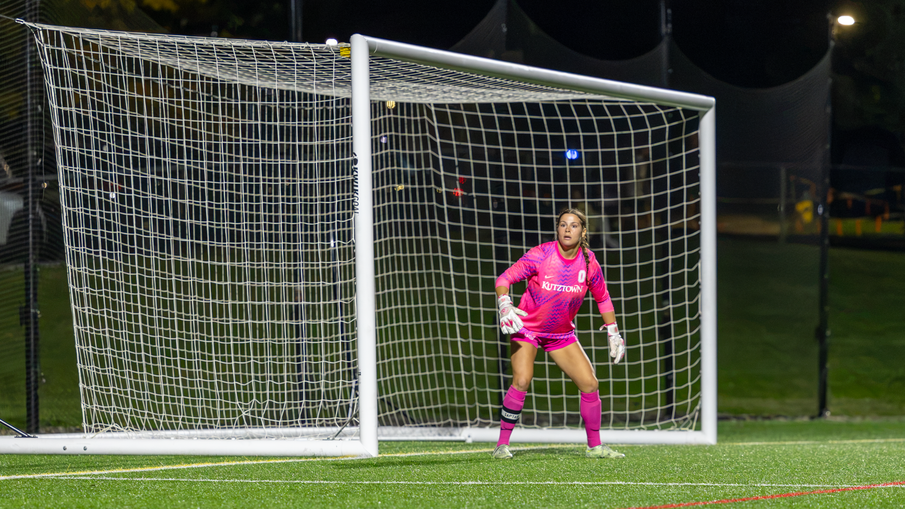 Morgan O'Donnell of the Kutztown University women's soccer team competes against Millersville on Sept. 30, 2026.