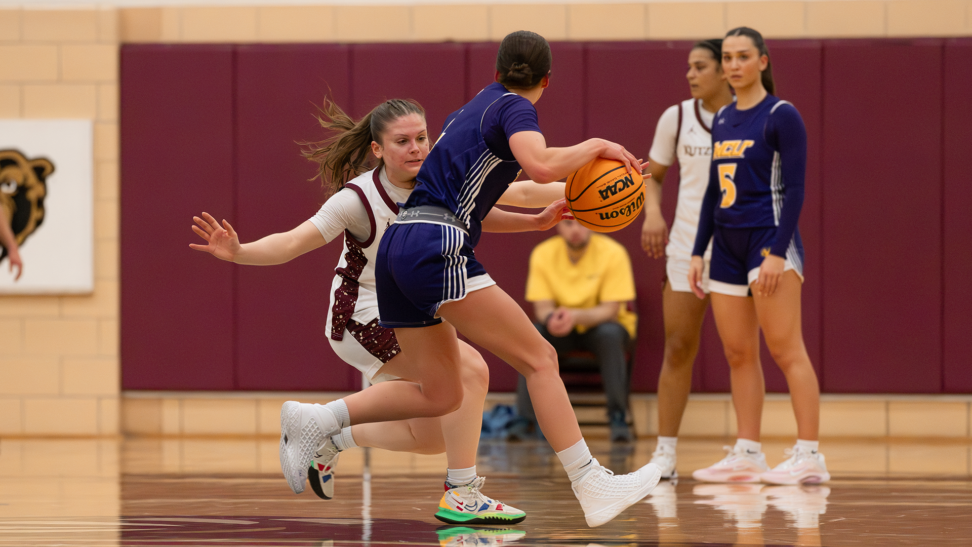Jadyn Brenneman playing defense vs. West Chester, 2/4/2026