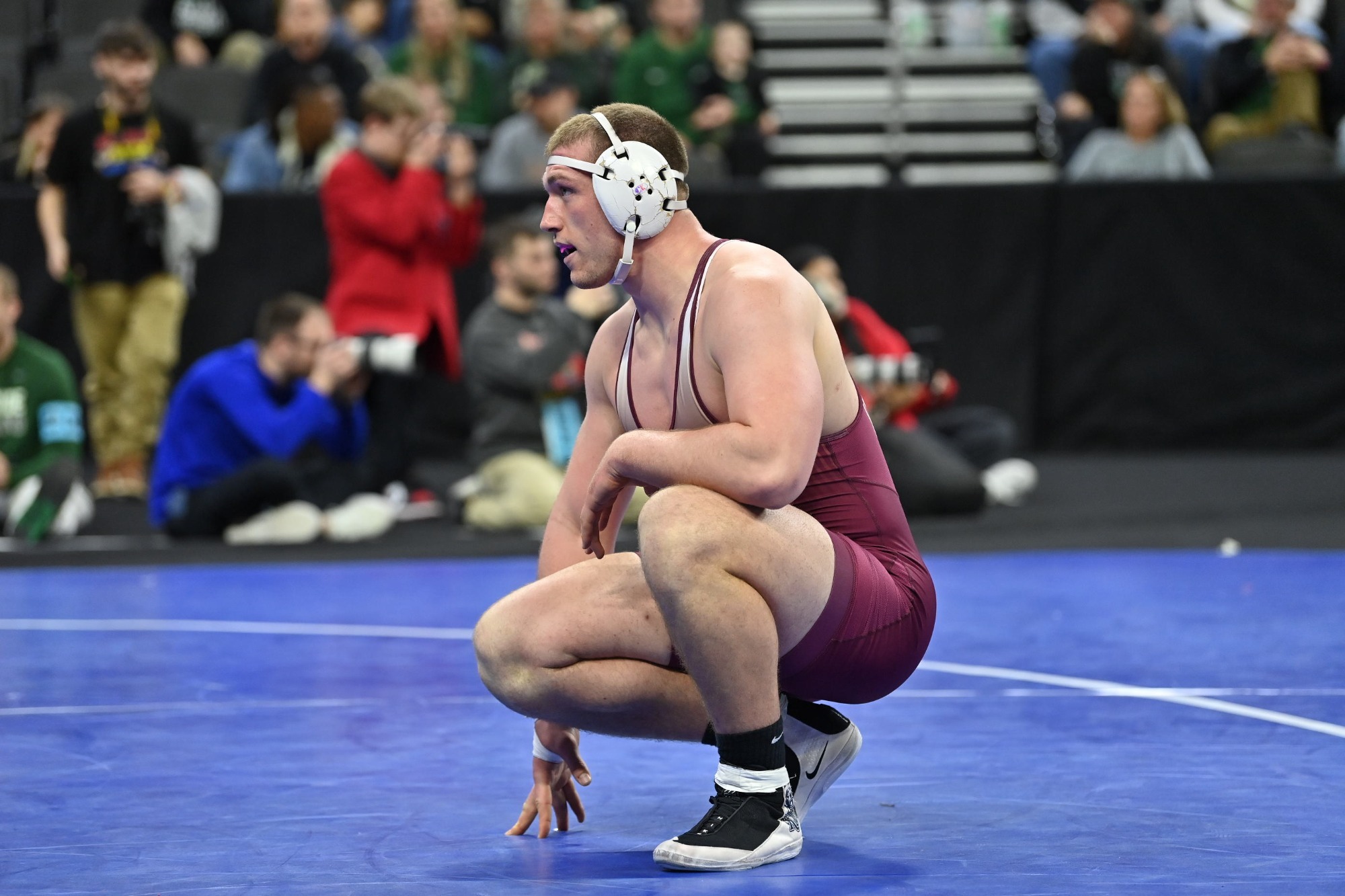 Freddie Retter staring down his opponent at NCAA Championships 031326