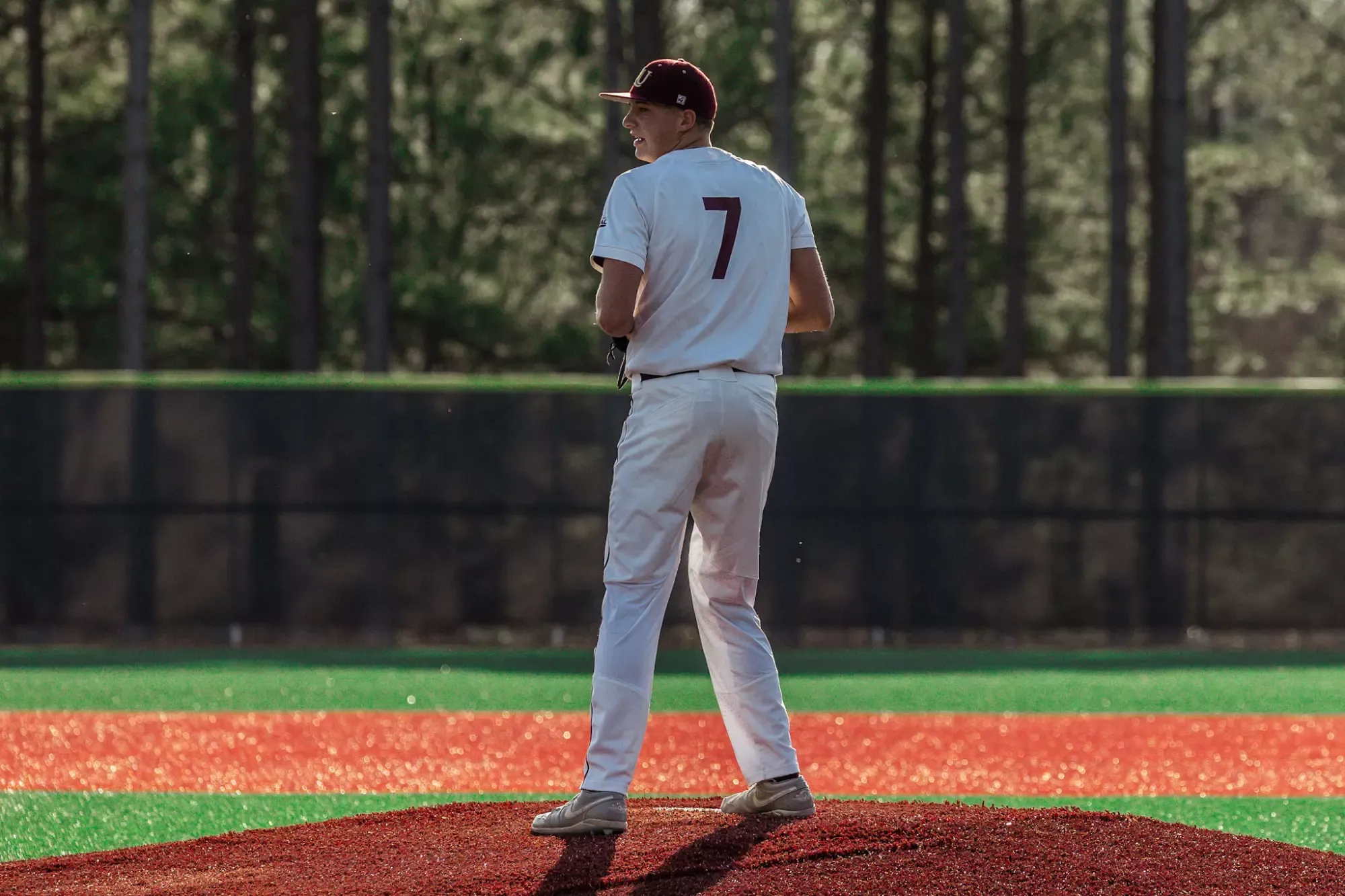 Kooper Zdimal on the mound against Slippery Rock 022026
