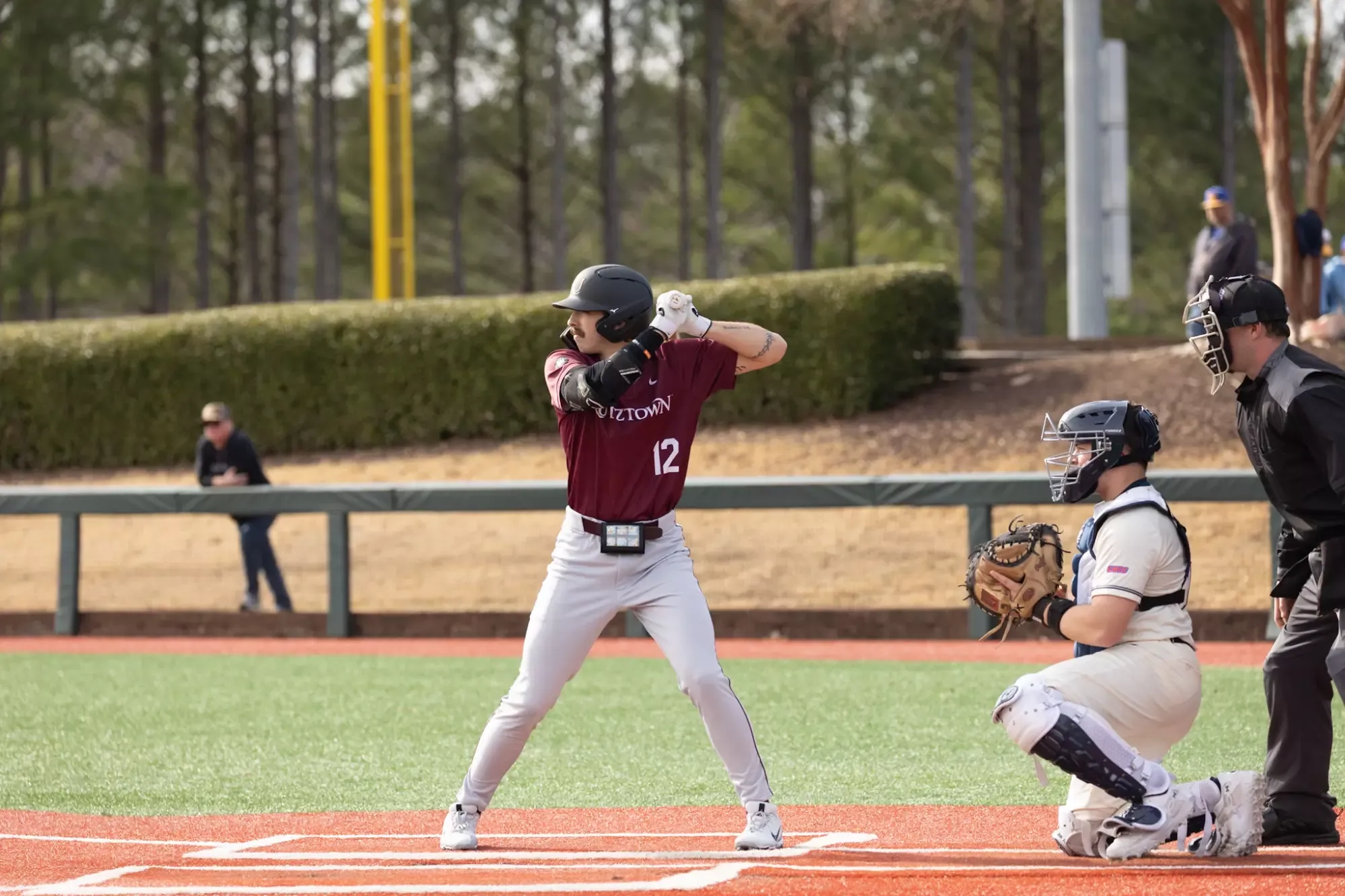 Jared Ferguson batting against Goldey-Beacom 022126