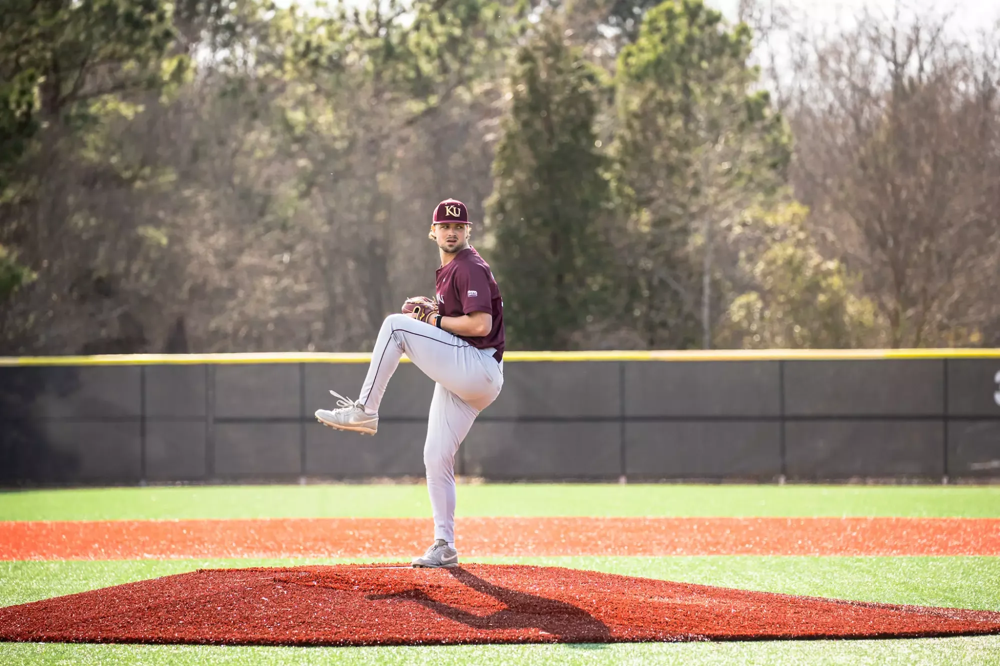 Kannon Zdimal pitching against Goldey-Beacom 022126