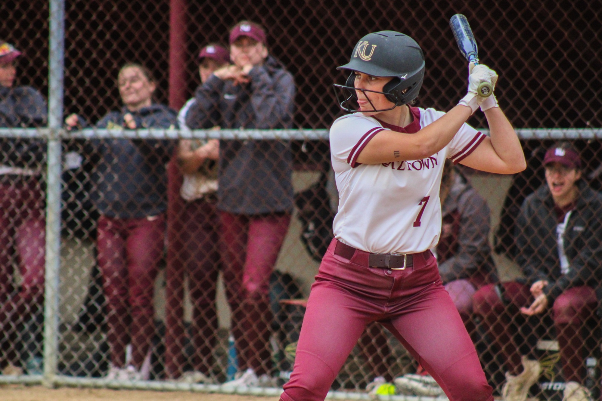 Morgan Kocher batting vs. Mansfield, 3/20/26